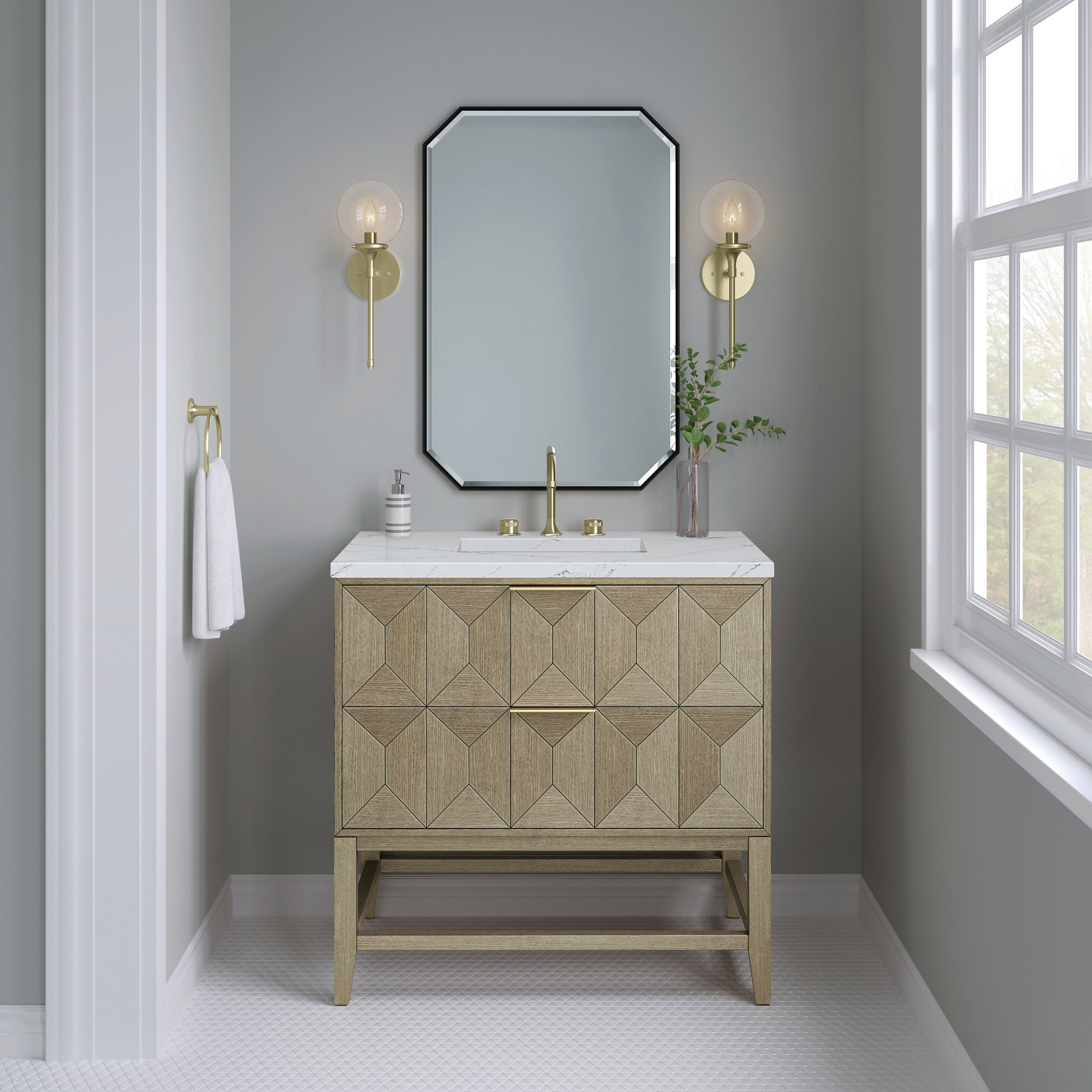 Vanity Emmeline 36 - 3cm Silestone Top