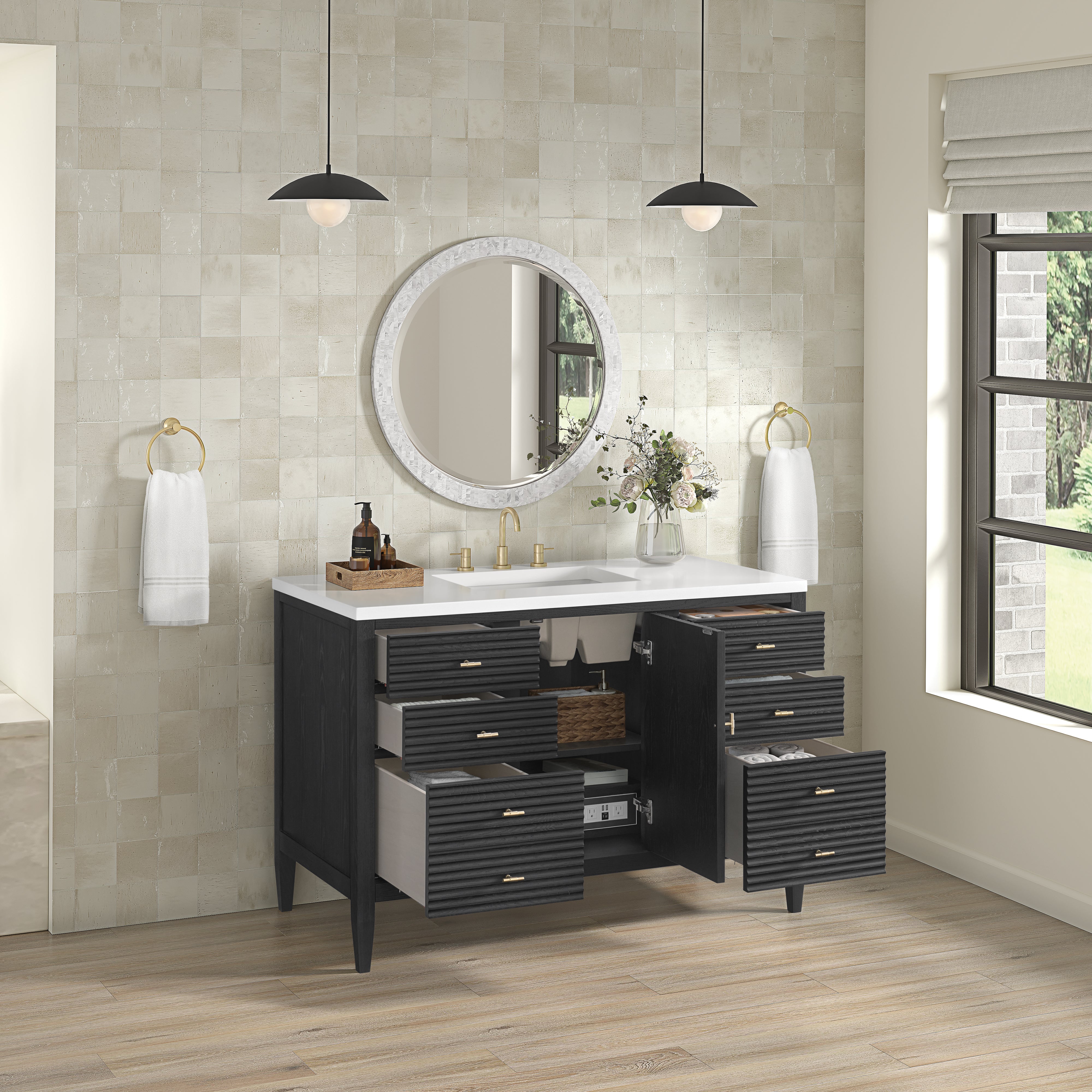 Myrrin 48" Single Vanity - 3cm Stone Top