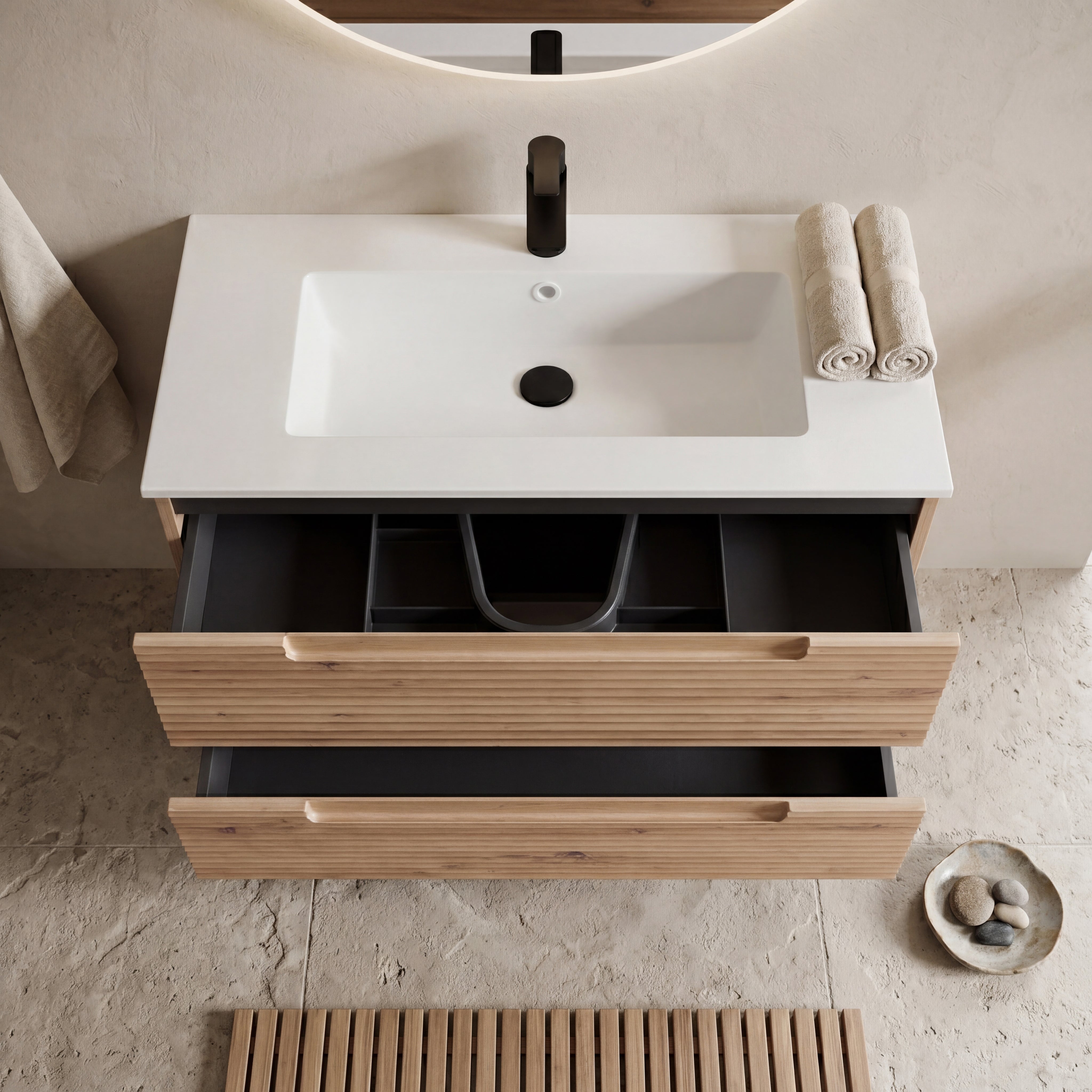 Kyoto 32" Vanity - Hasvik Mineral Basin