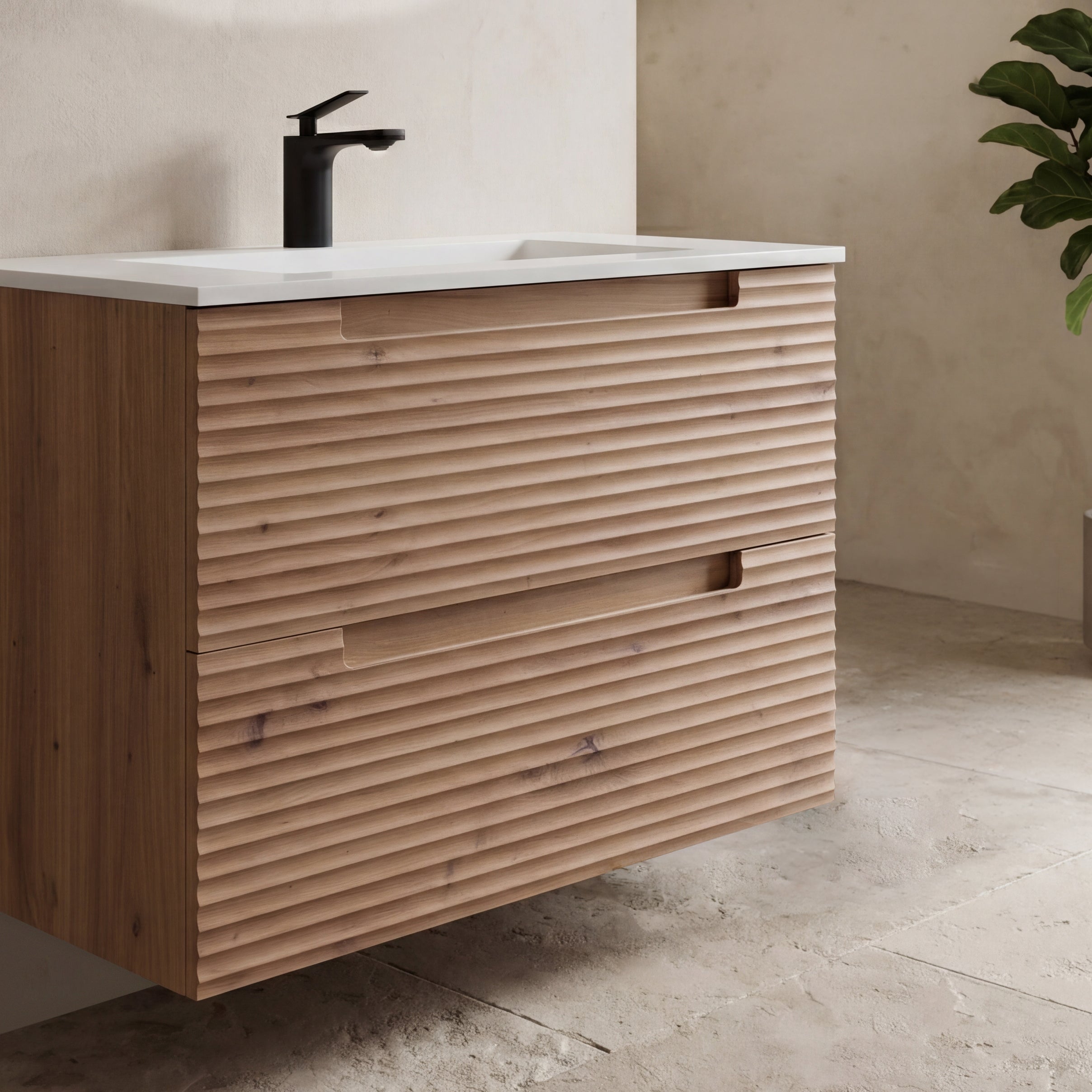 Kyoto 32" Vanity - Hasvik Mineral Basin