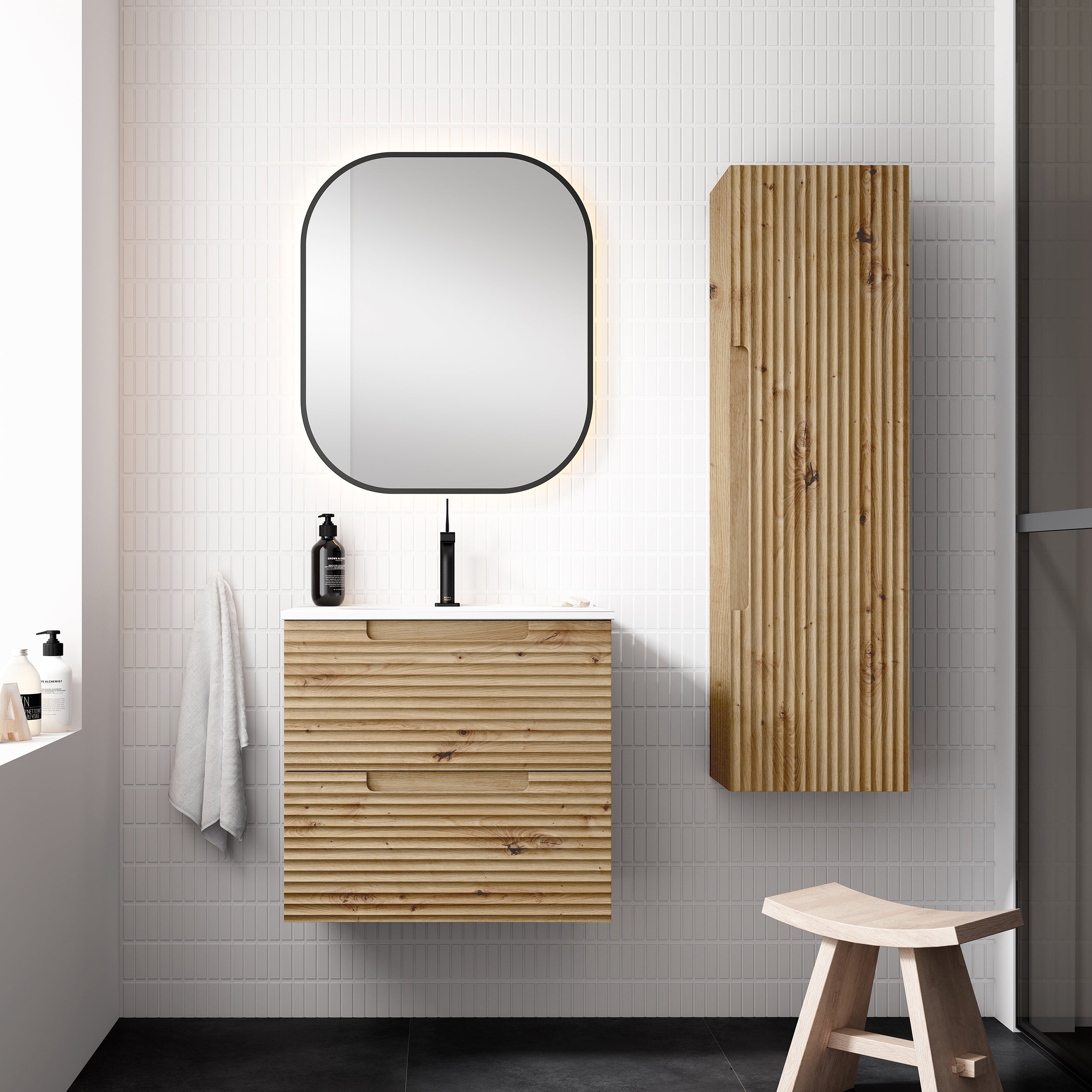Kyoto 24" Vanity - Hasvik Mineral Basin