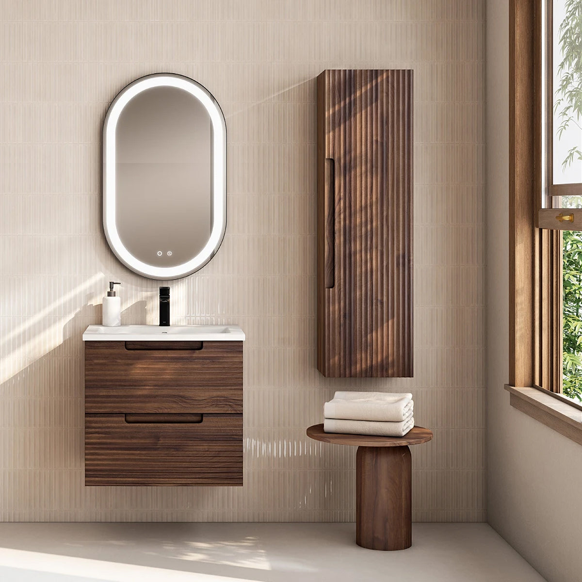 Kyoto 24" Vanity - Hasvik Mineral Basin