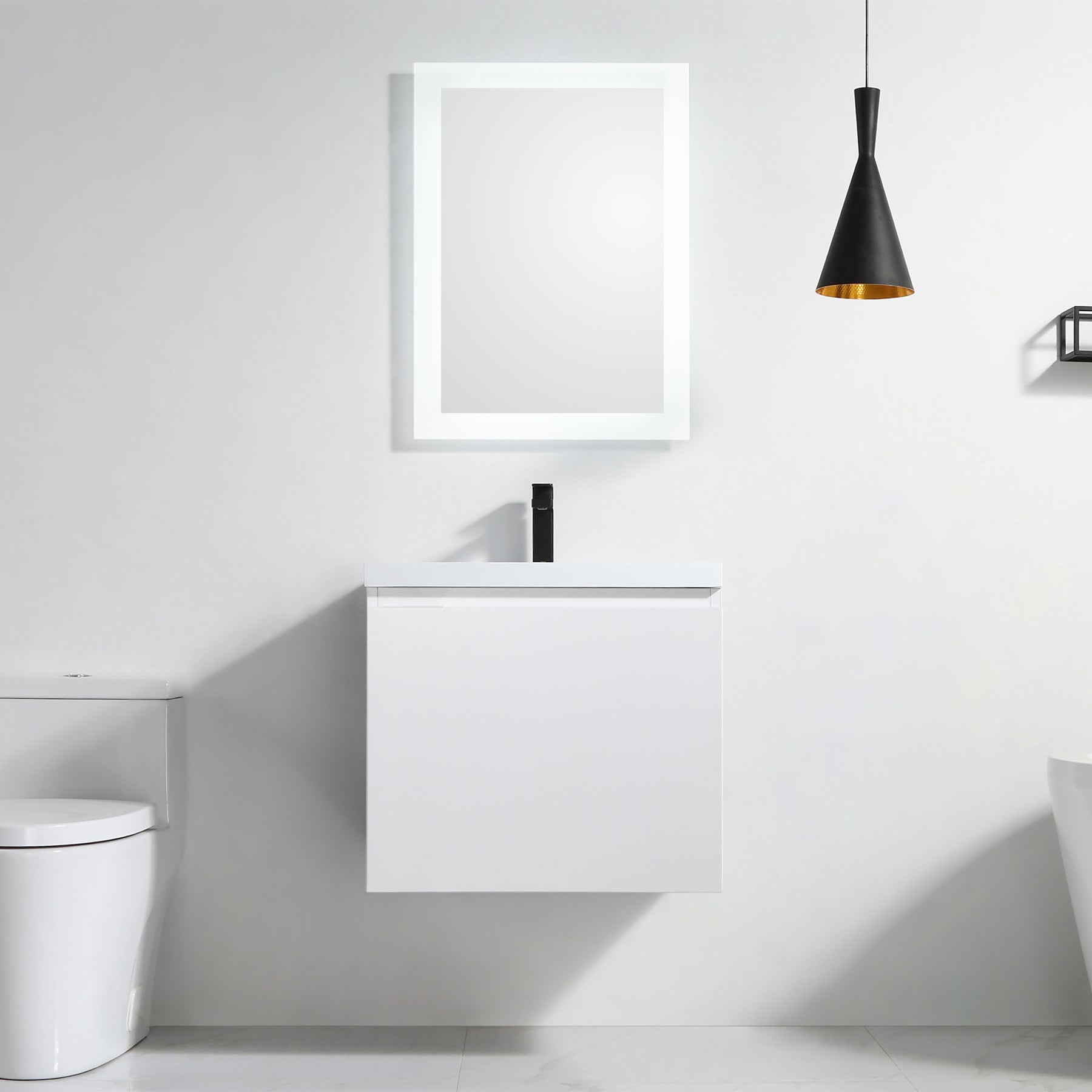 Vanity Logan 25 - Integrated Solid Surface - Infinity