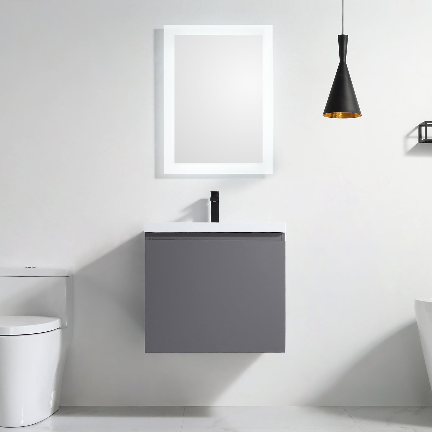 Logan 25" Vanity - Integrated Infinity Top