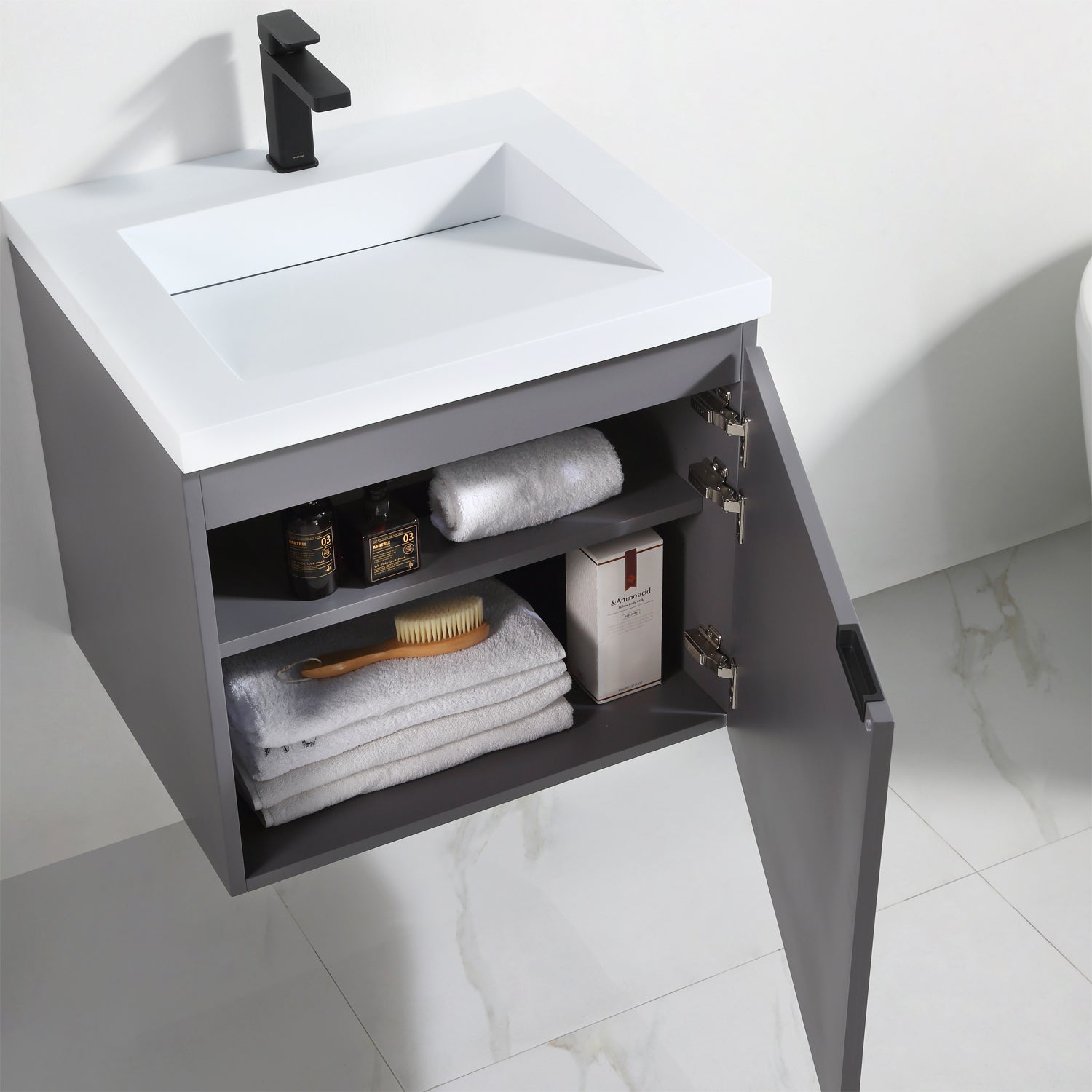 Logan 25" Vanity - Integrated Infinity Top