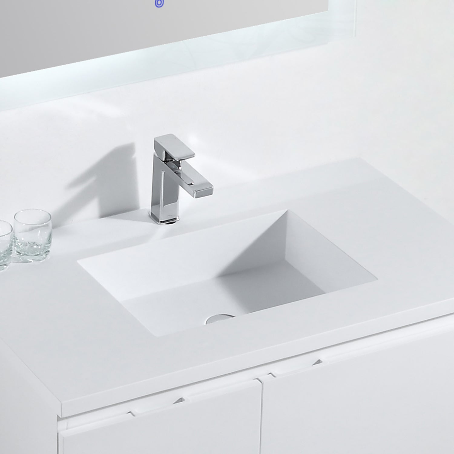 Logan 37" Vanity - Integrated Rectangular Top