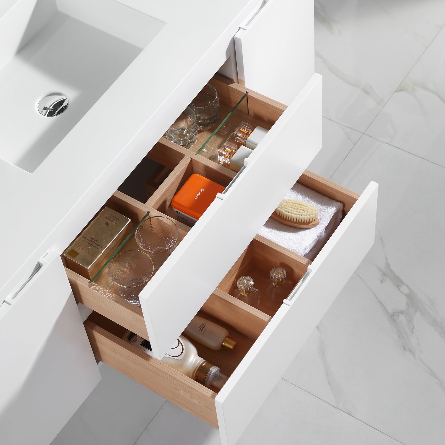 Logan 49" Vanity - Integrated Rectangular Top