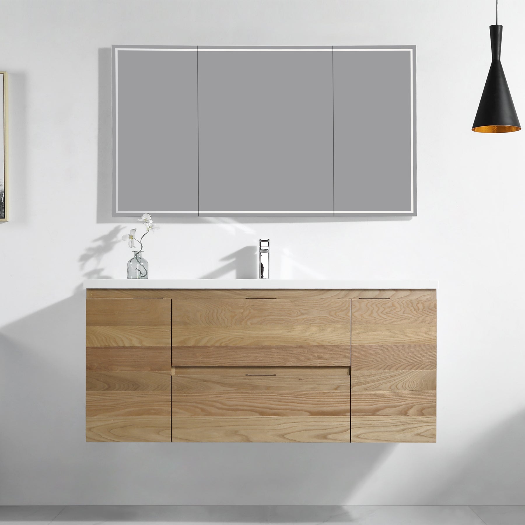 Logan 49" Vanity - Integrated Rectangular Top
