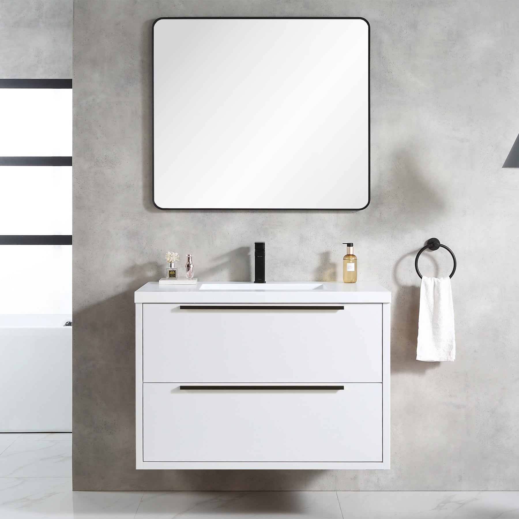 Parker 37" Vanity - Integrated Infinity Top