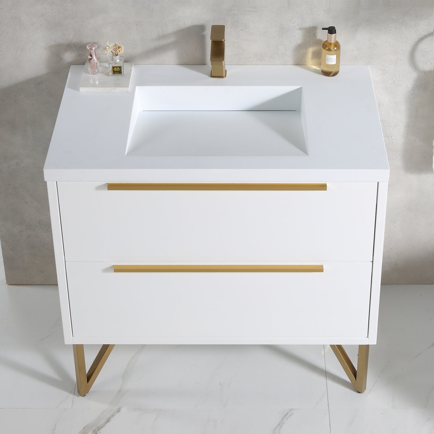 Parker 37" Vanity - Integrated Infinity Top