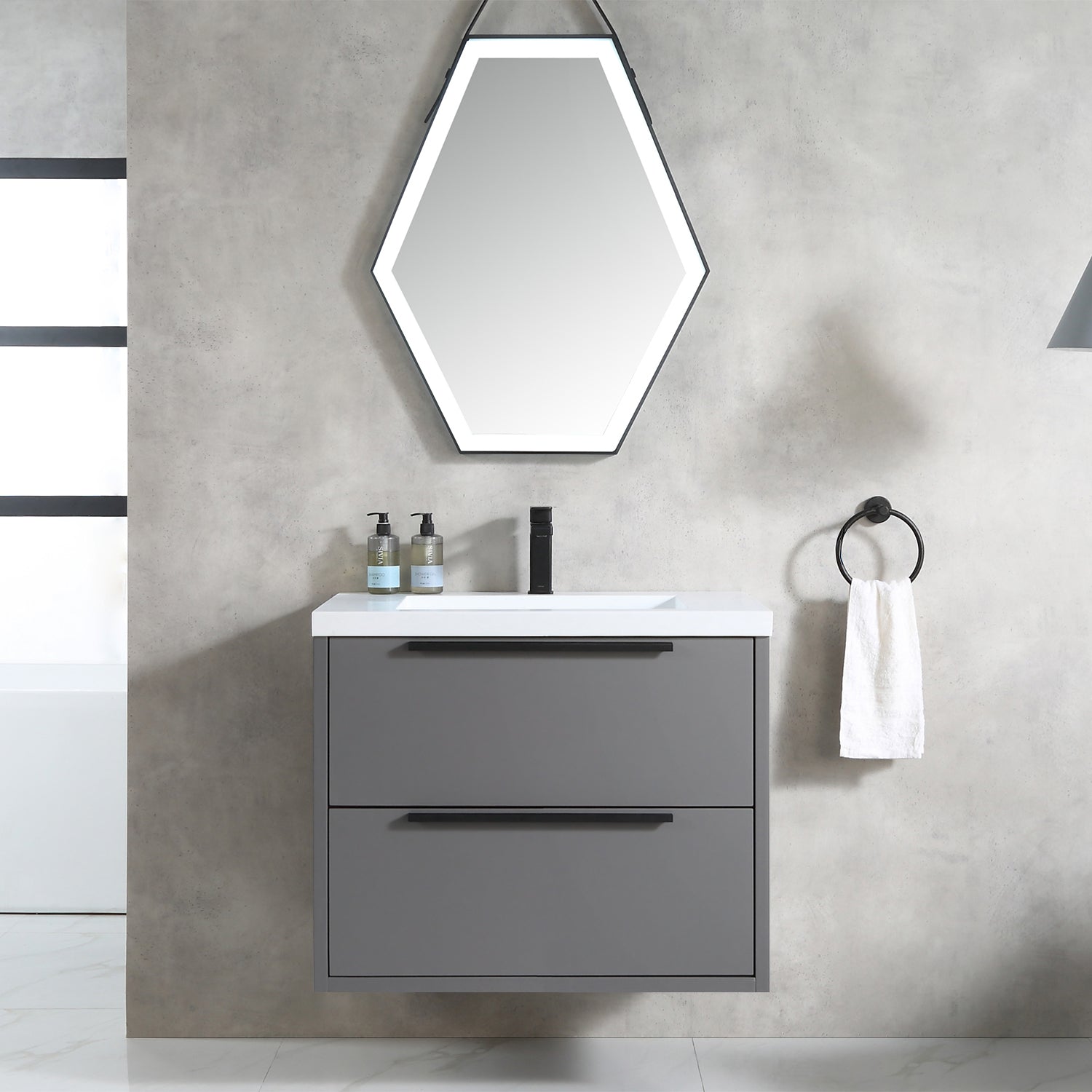 Parker 31" Vanity - Integrated Infinity Top