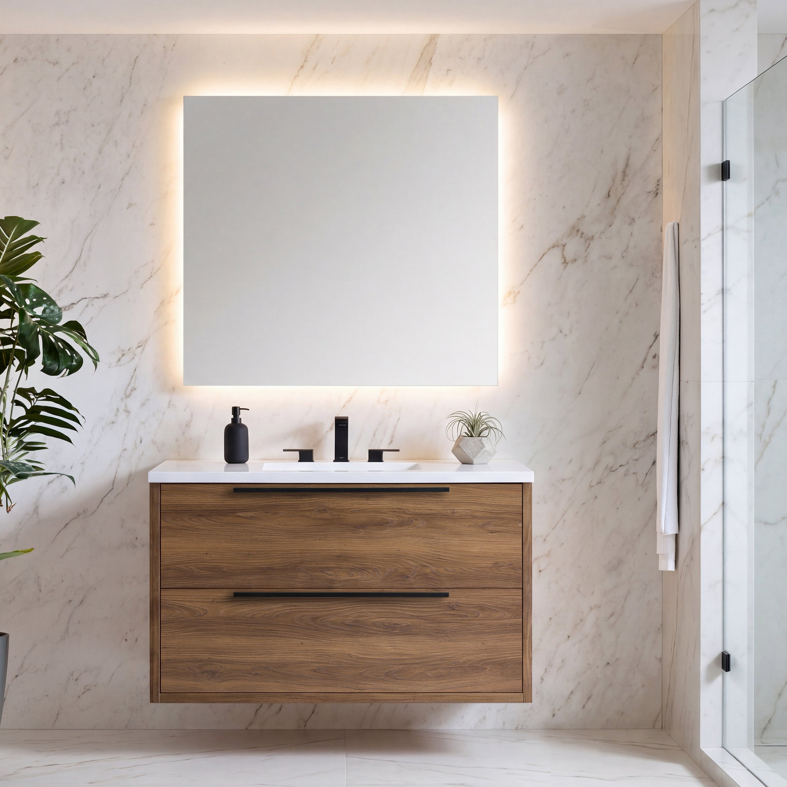 Parker 42" Vanity - Integrated Rectangular Top