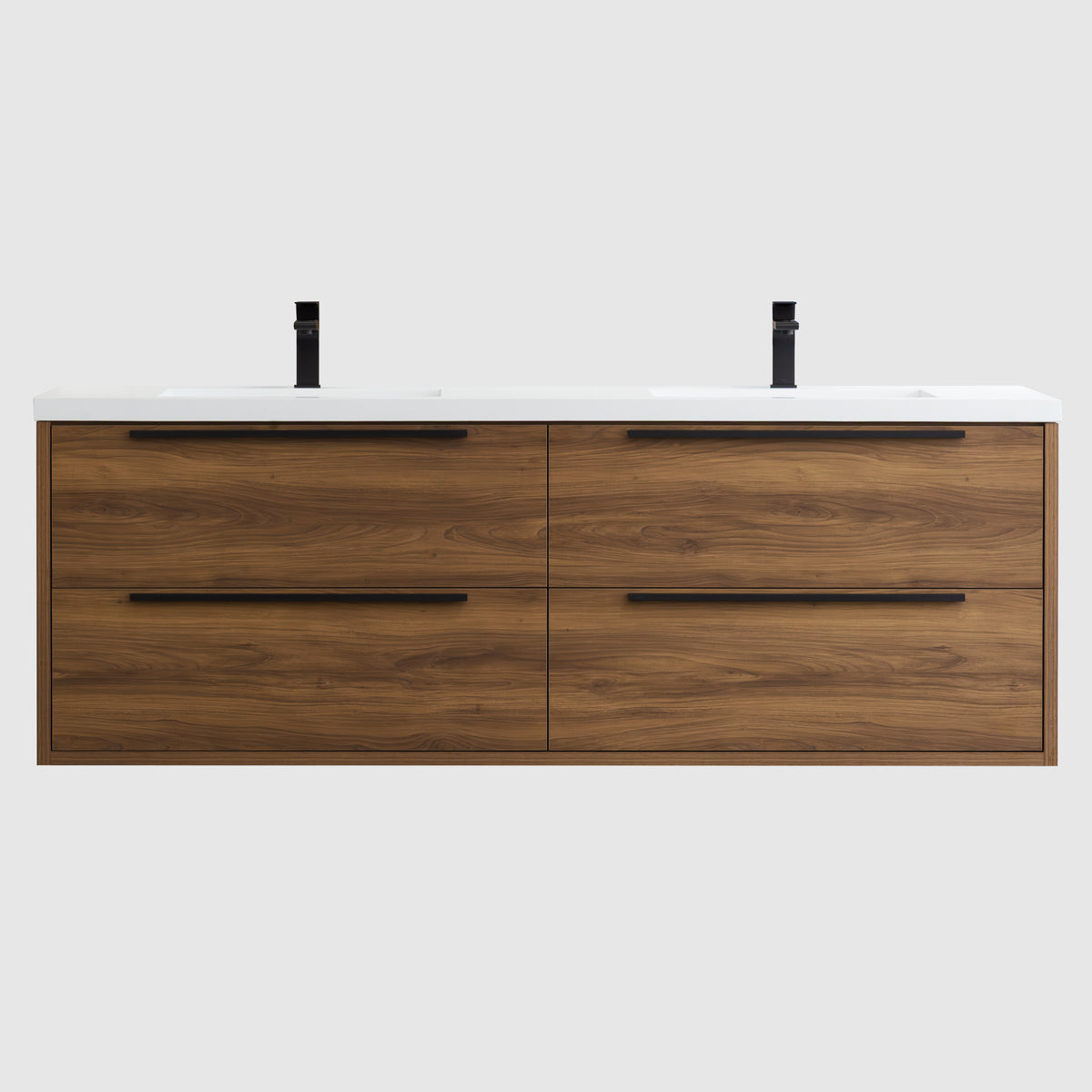 Parker 72" Double Vanity - Integrated Infinity Top