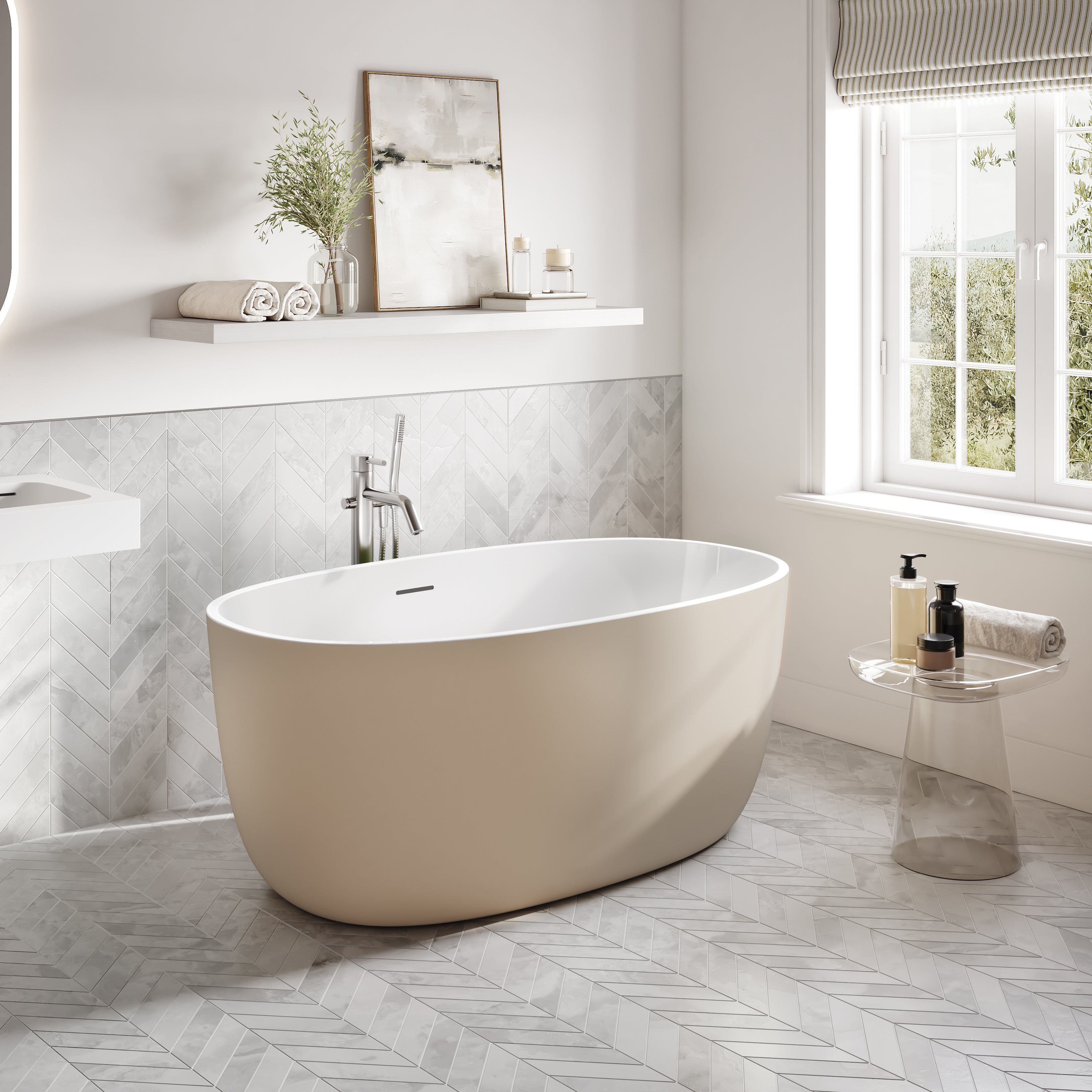 Solfege Petite - 55" Freestanding Tub