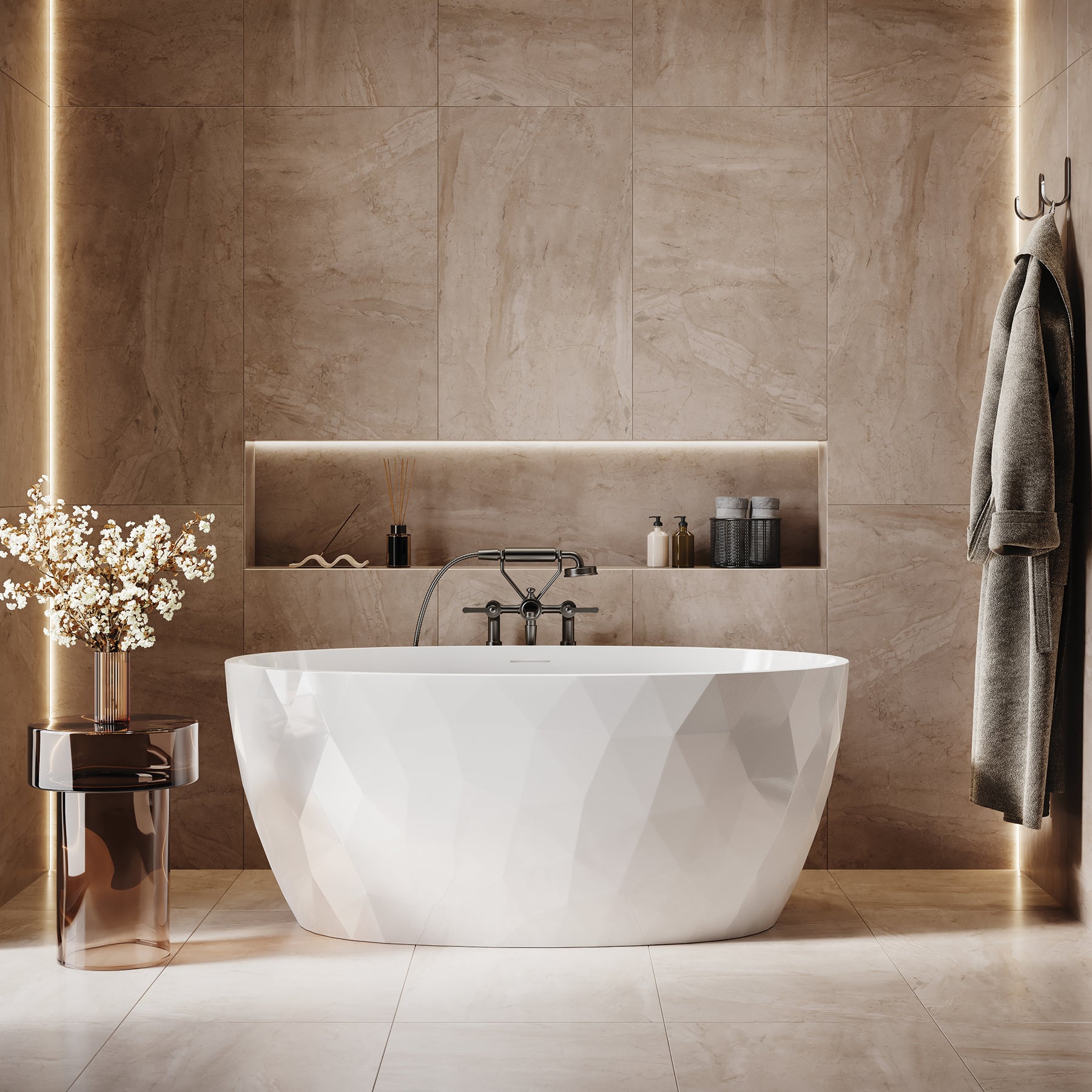 Tonnetz Petite - 55" Freestanding Tub