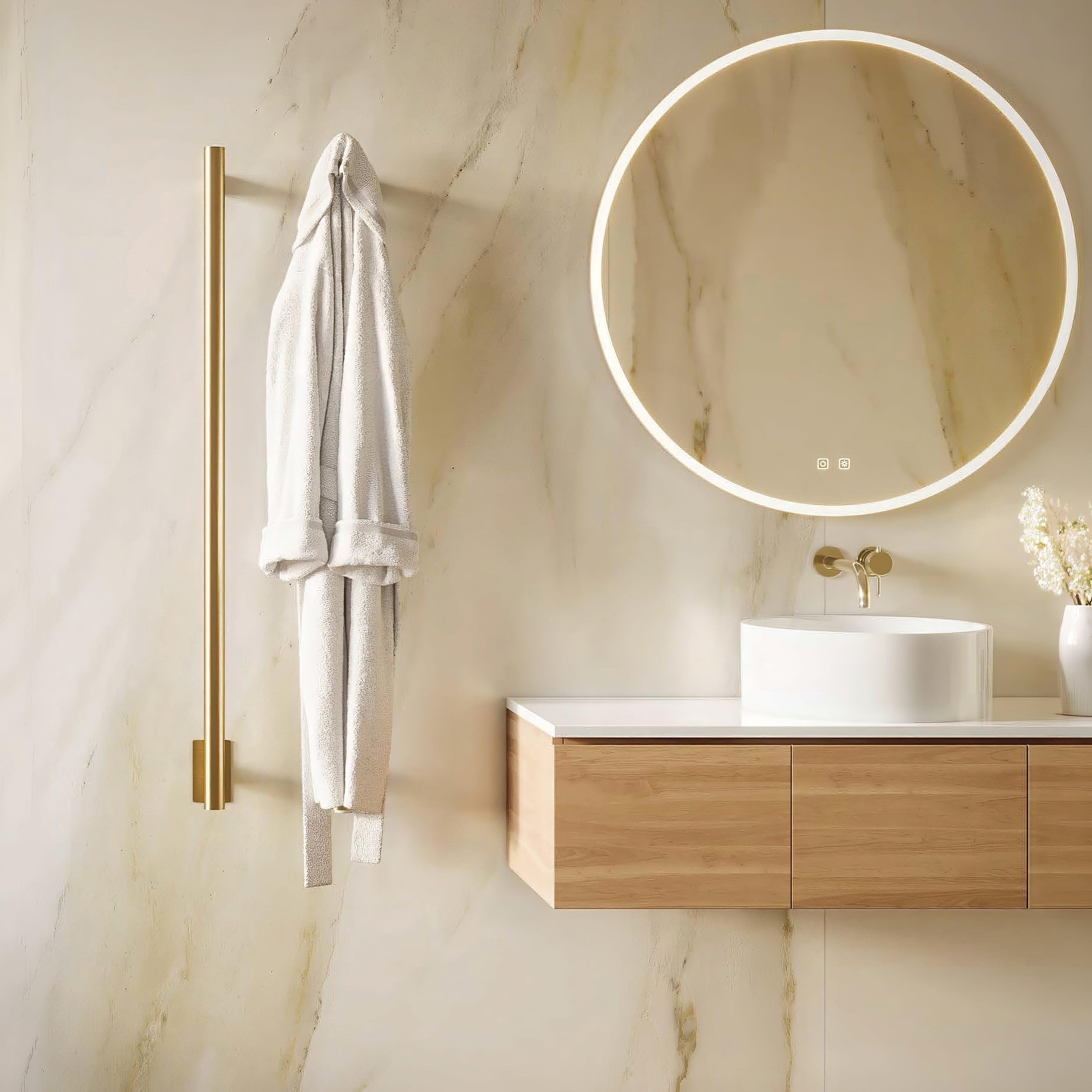 48″ Tuzio Como Towel Warmer
