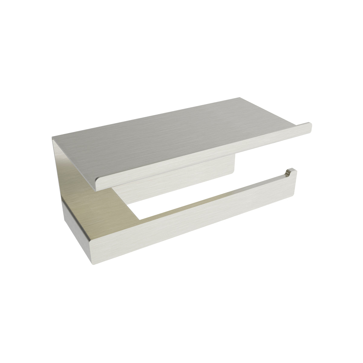 Cinder Toilet Paper Holder With Shelf