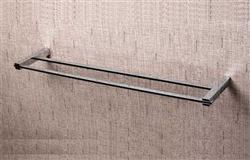Double Towel Bar Square Collection