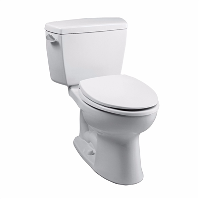 Eco DrakeÂ® Two-Piece Toilet, 1.28GPF, 10" Rough-In, Elongated Bowl