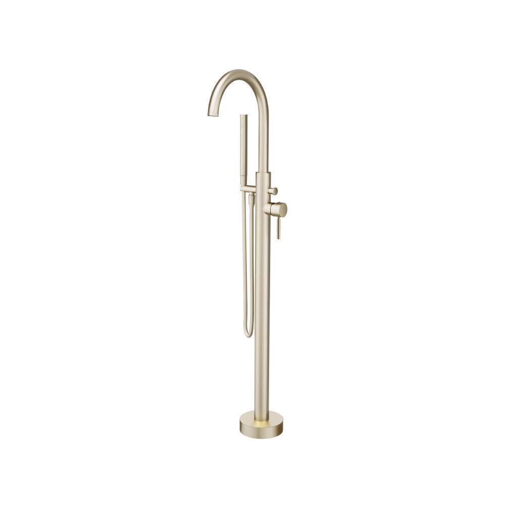 Serie 100™ - Freestanding Floor Mount Tub Filler With Hand Shower