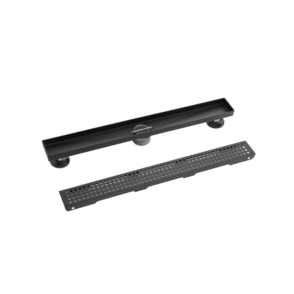 Flusso 24" Decorative Linear Drain with 2" Outlet