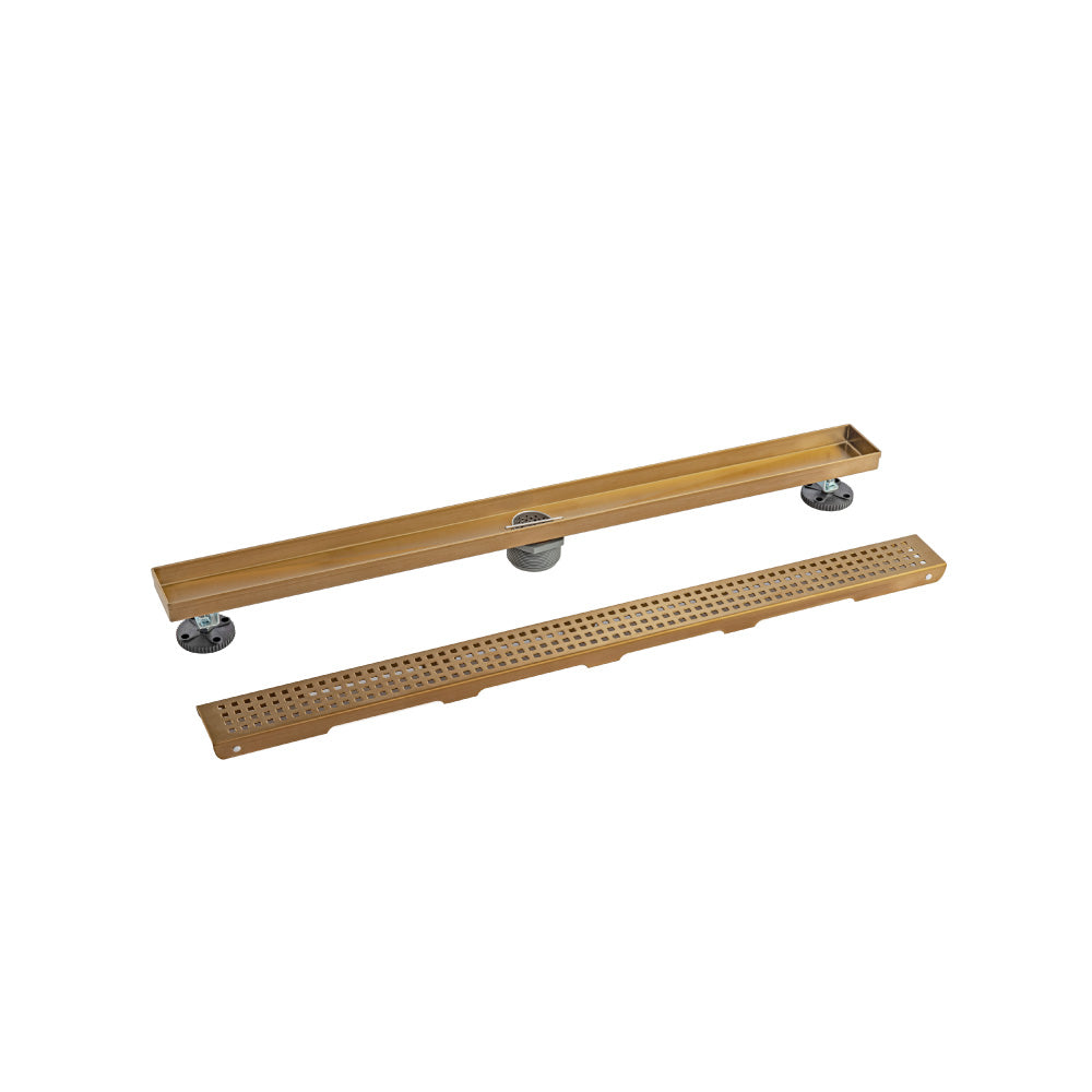 Flusso 32" Decorative Linear Drain with 2" Outlet