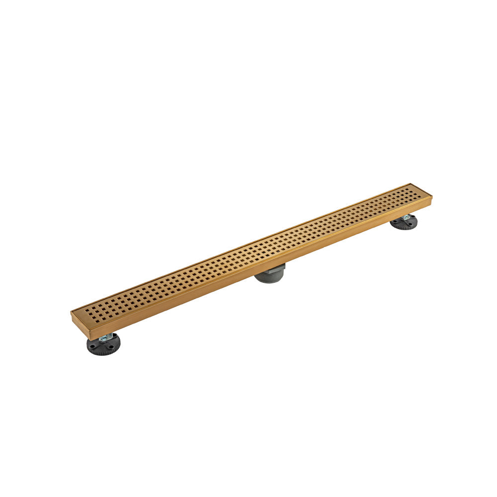 Flusso 32" Decorative Linear Drain with 2" Outlet