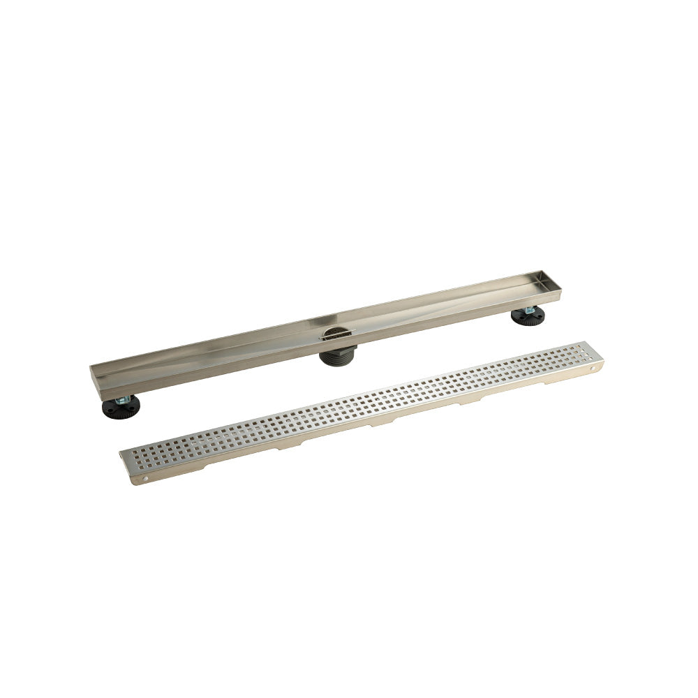 Flusso 32" Decorative Linear Drain with 2" Outlet