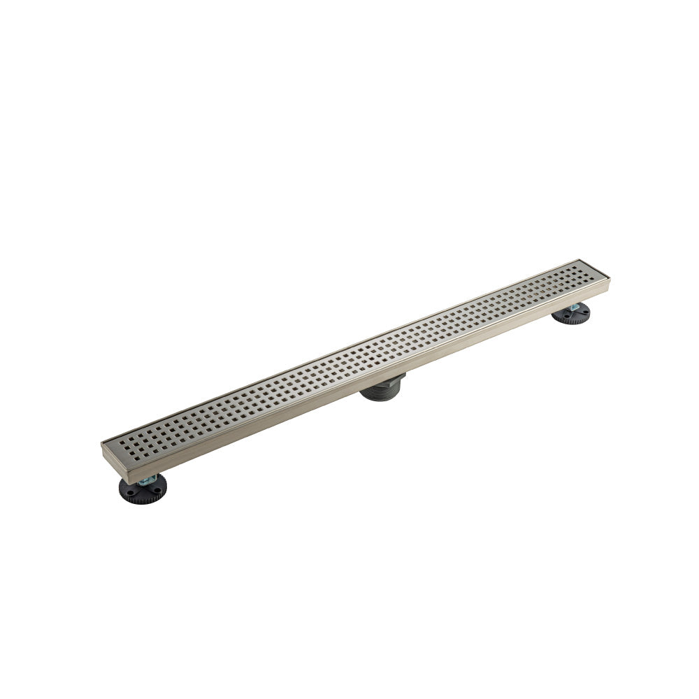 Flusso 32" Decorative Linear Drain with 2" Outlet