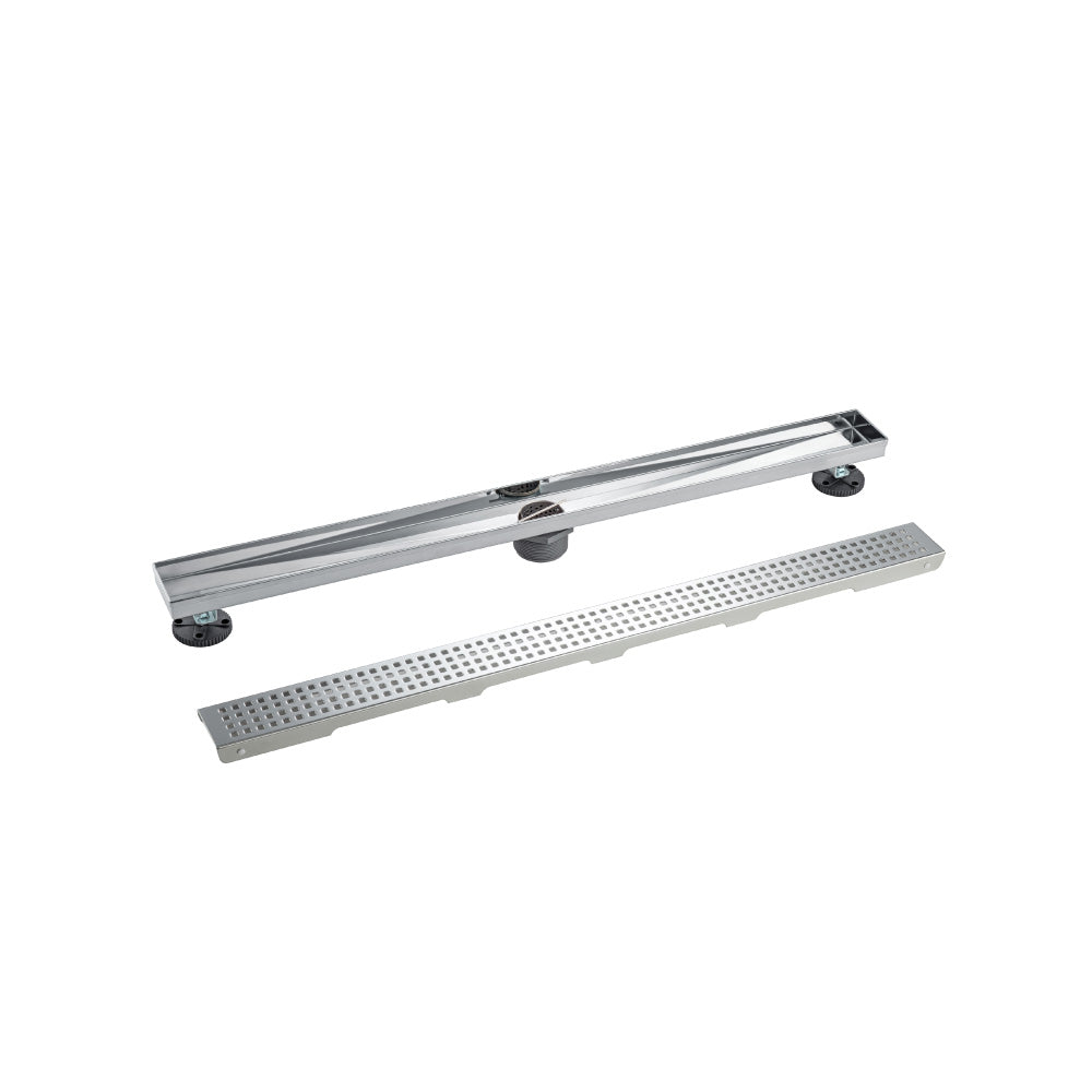 Flusso 32" Decorative Linear Drain with 2" Outlet