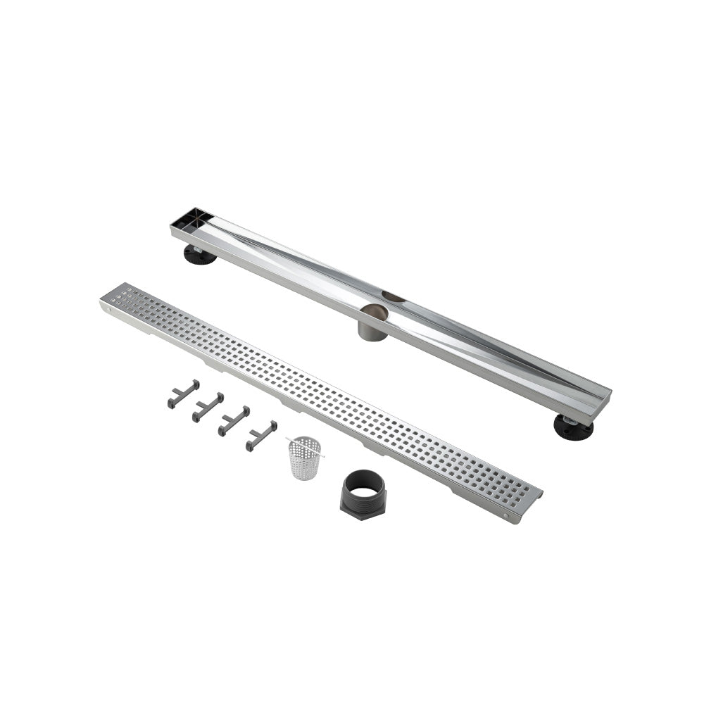 Flusso 32" Decorative Linear Drain with 2" Outlet