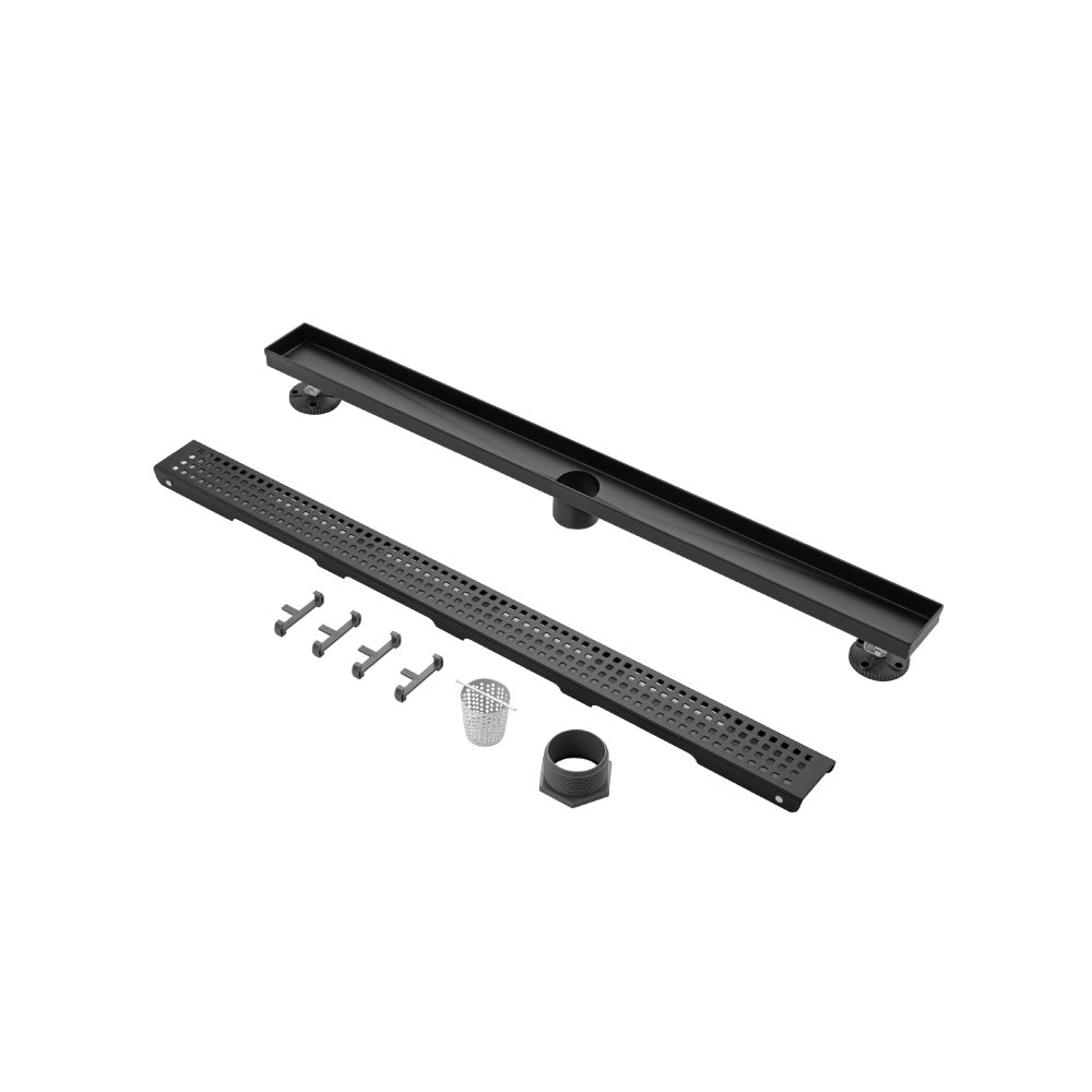 Flusso 32" Decorative Linear Drain with 2" Outlet