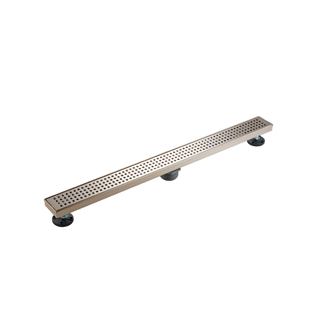 Flusso 32" Decorative Linear Drain with 2" Outlet