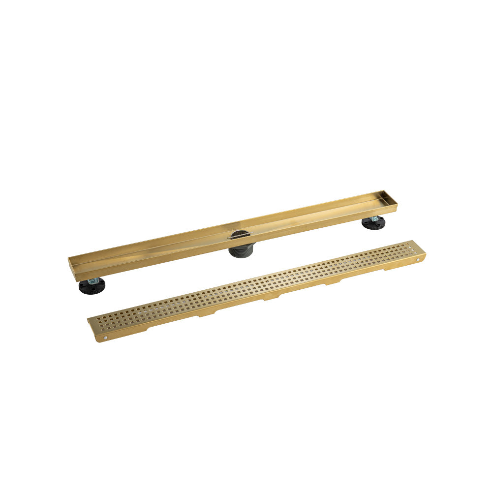 Flusso 32" Decorative Linear Drain with 2" Outlet