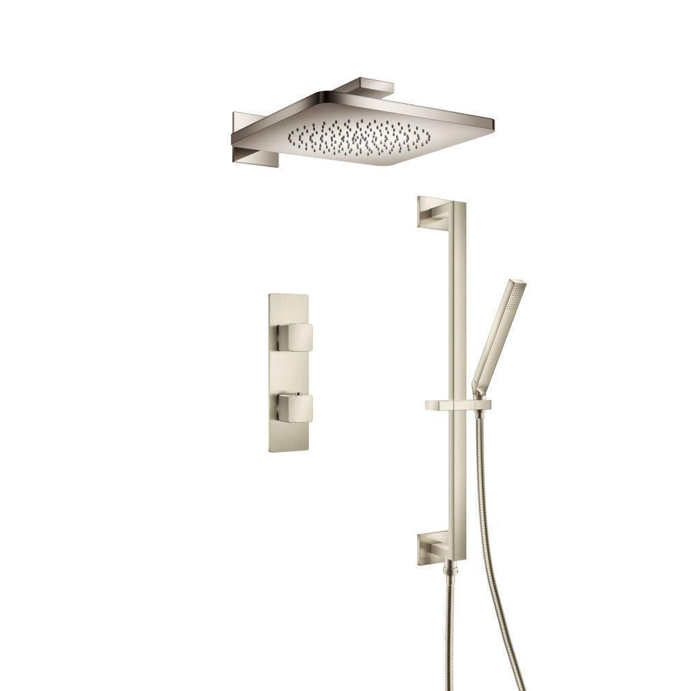 196.7350 - Two Output Shower Set - Shower Head, Hand Held And Slide Bar