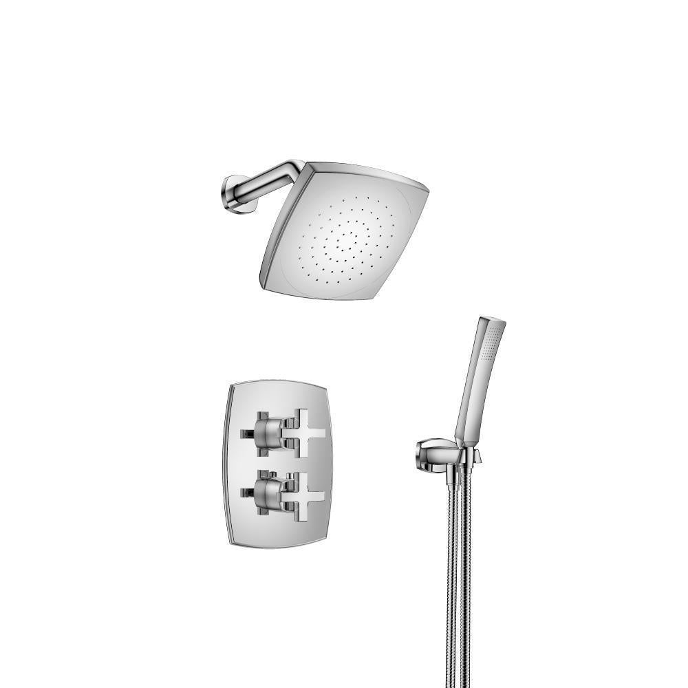 240.7050 - Two Output Shower Set - Shower Head And Hand Held