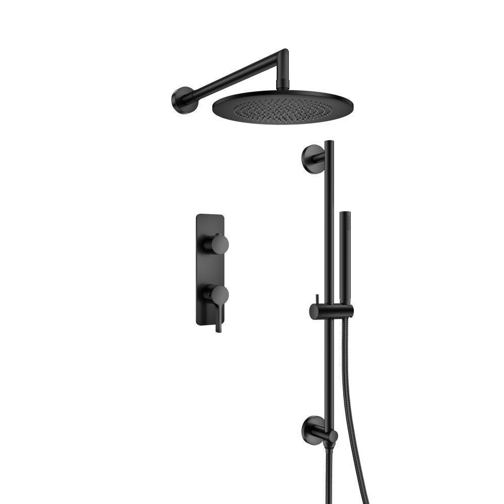 260.7350 - Two Output Shower Set - Shower Head, Hand Held And Slide Bar