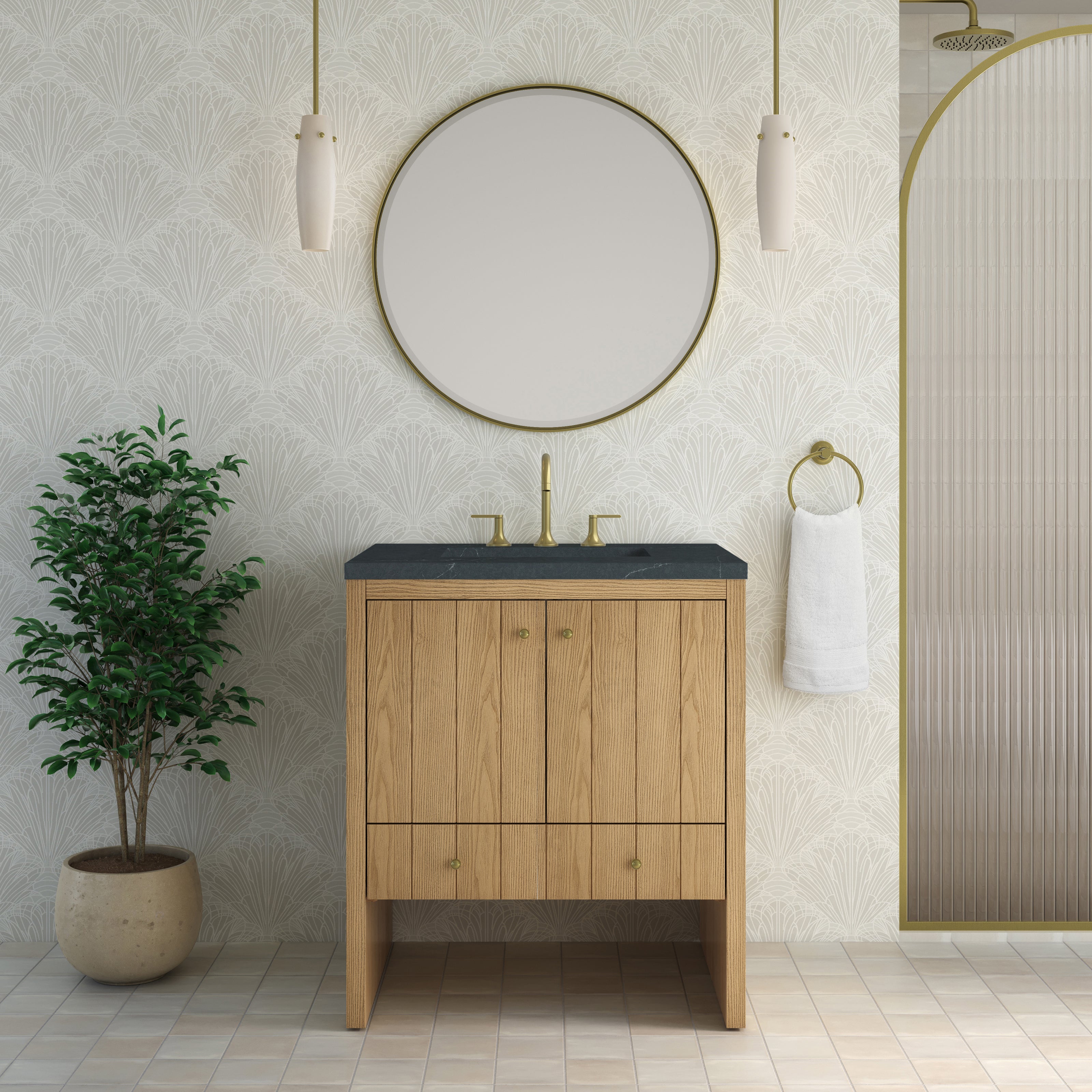 Hudson 30" Single Vanity - 3cm Stone Top