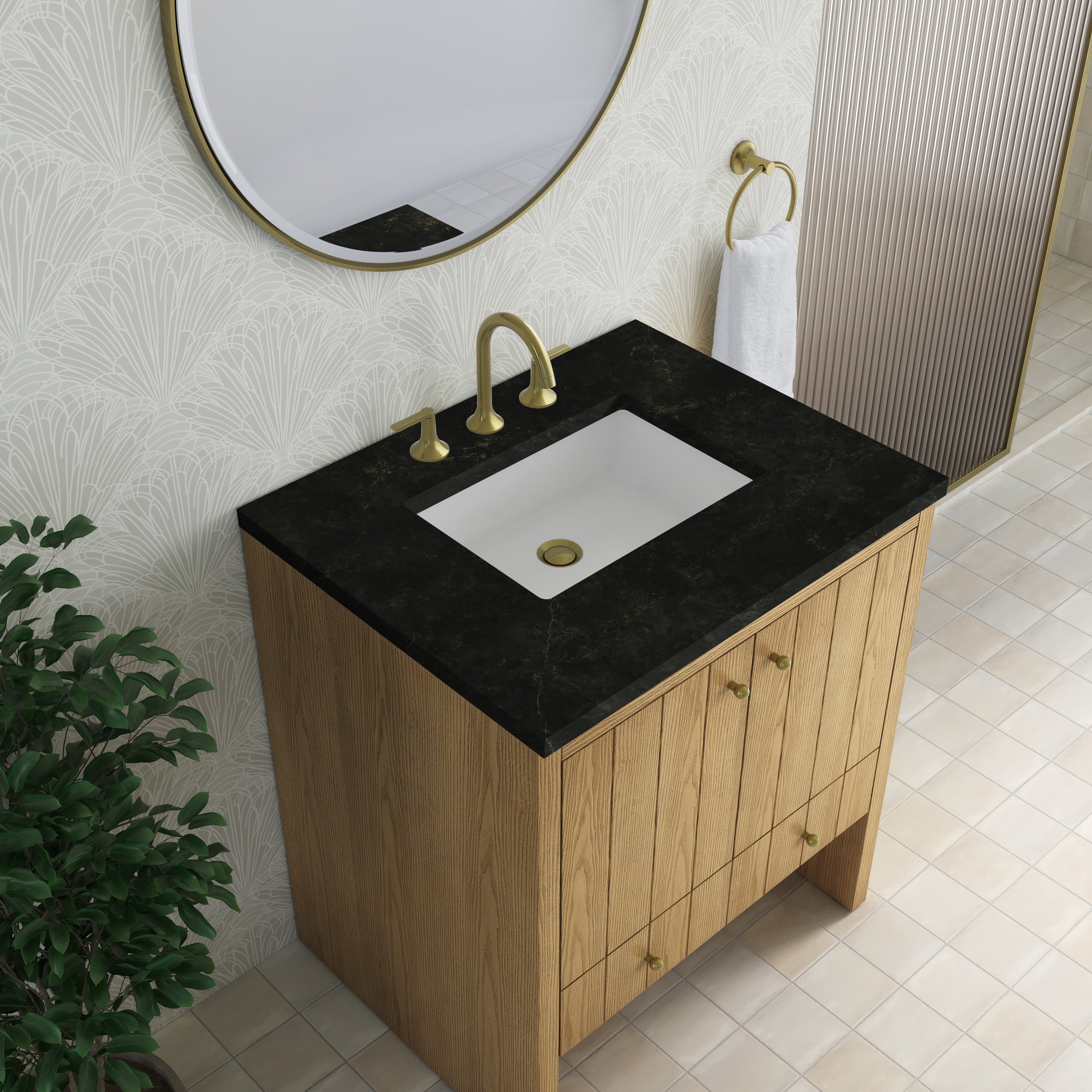 Hudson 30" Single Vanity - 3cm Stone Top