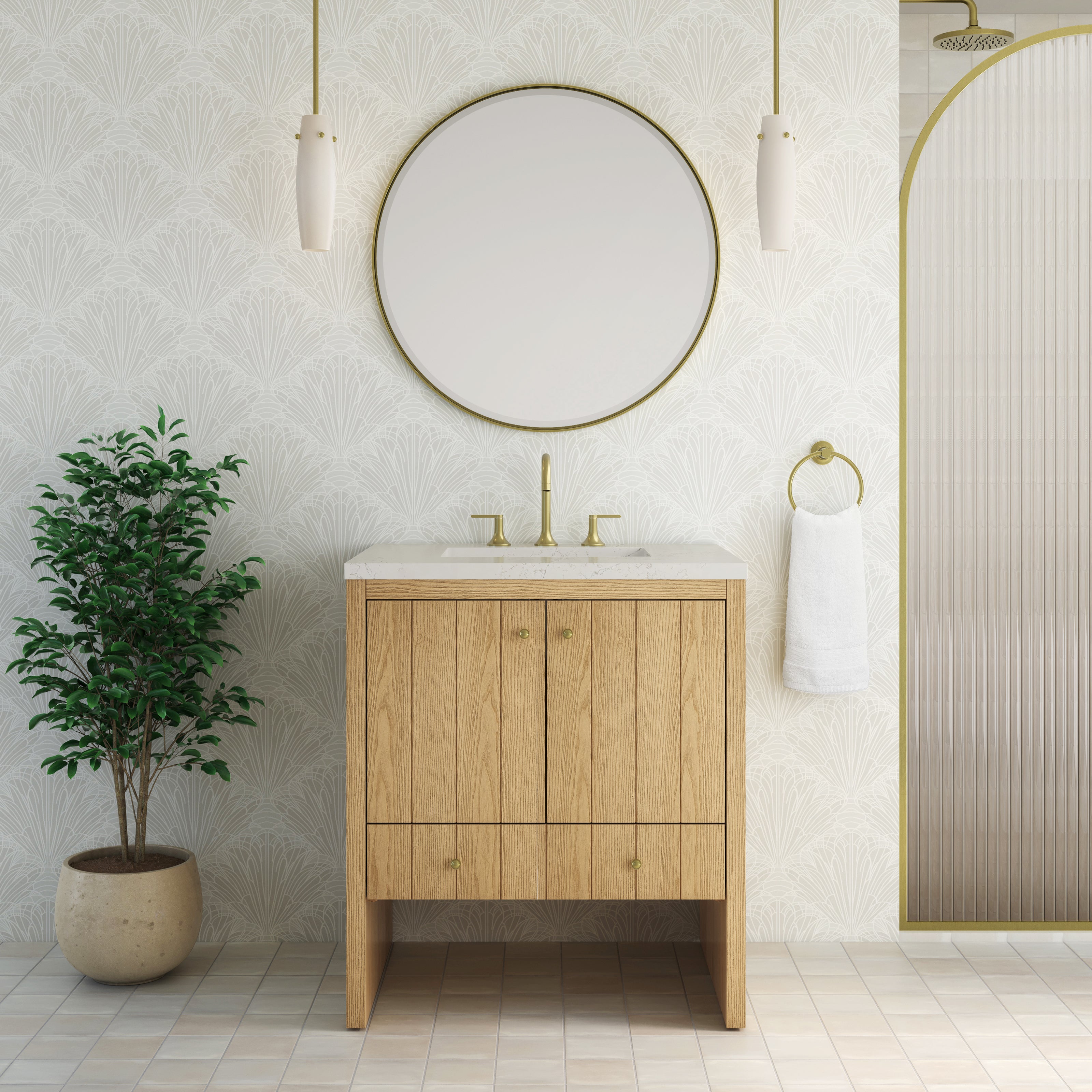 Vanity Hudson 30 - 3cm Silestone Top