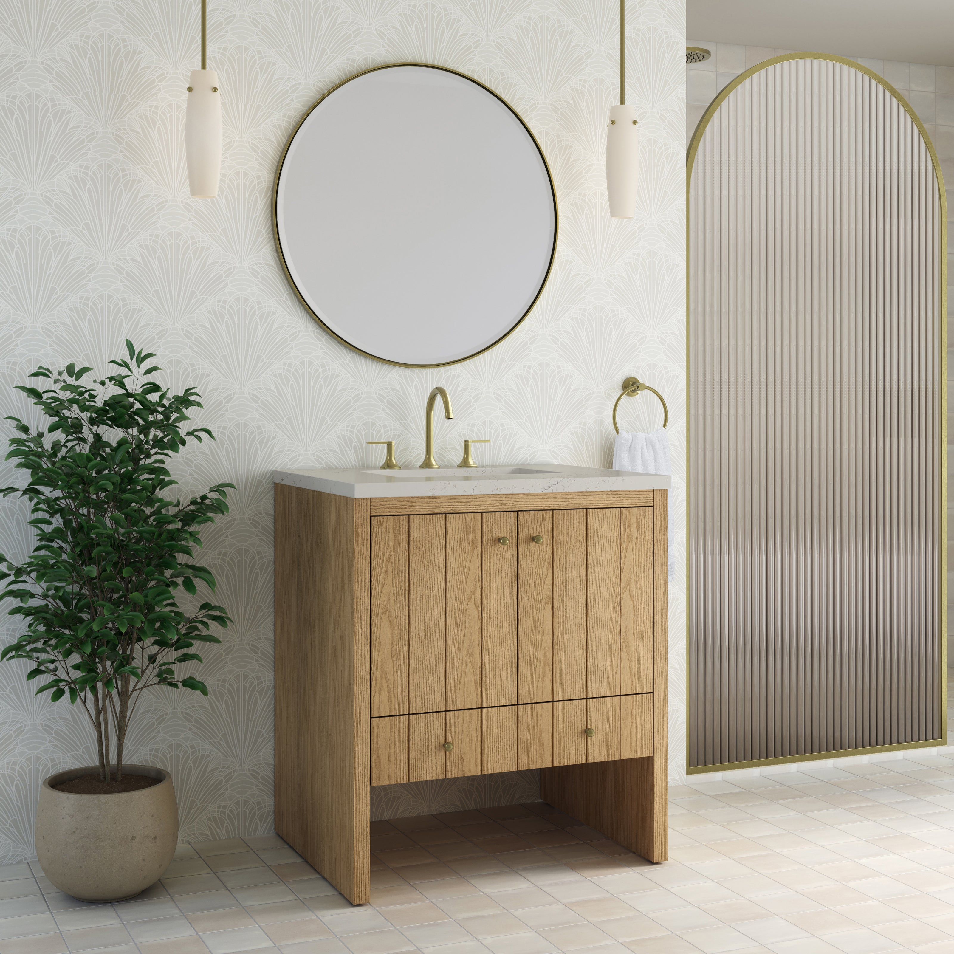 Hudson 30" Single Vanity - 3cm Stone Top