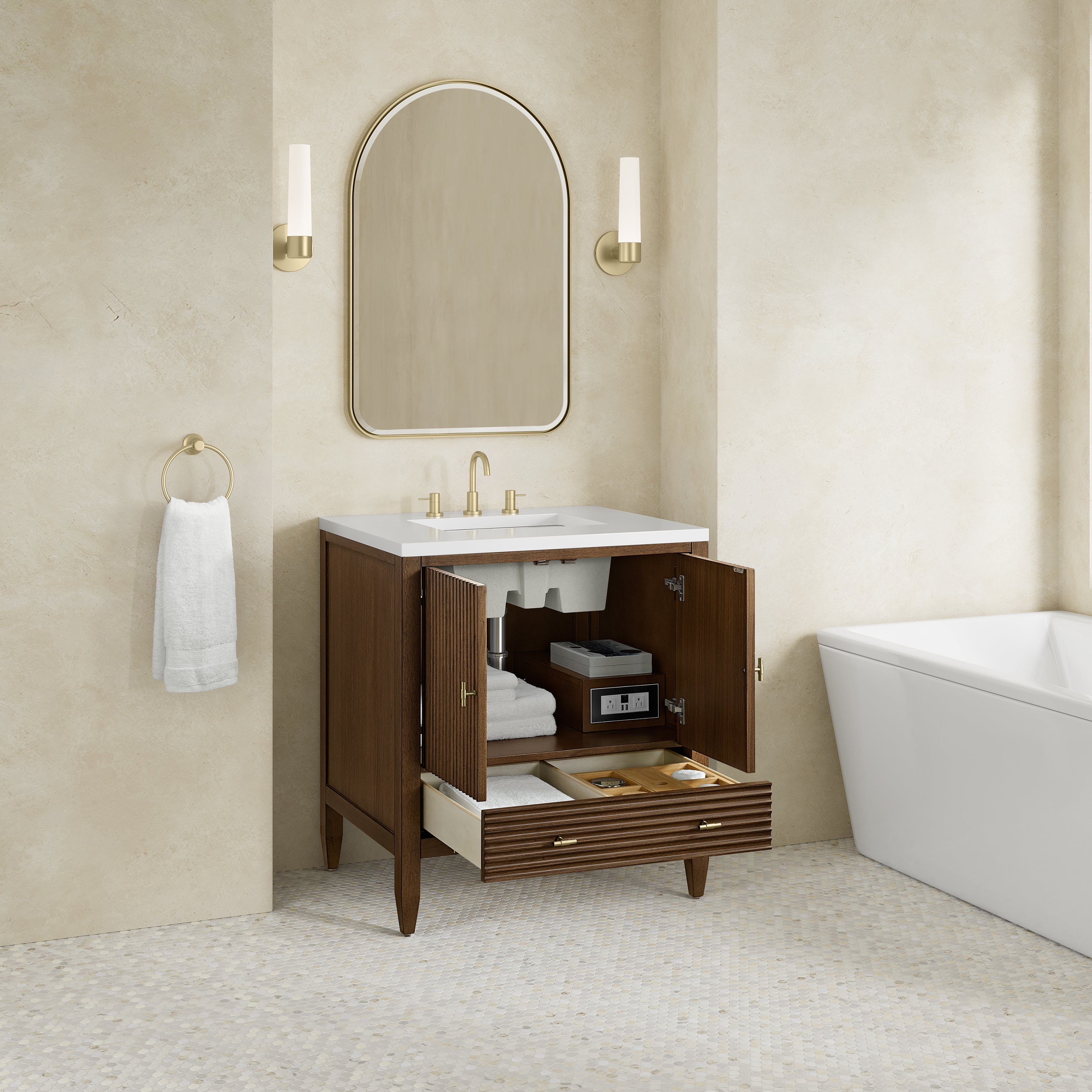 Myrrin 30" Single Vanity - 3cm Stone Top