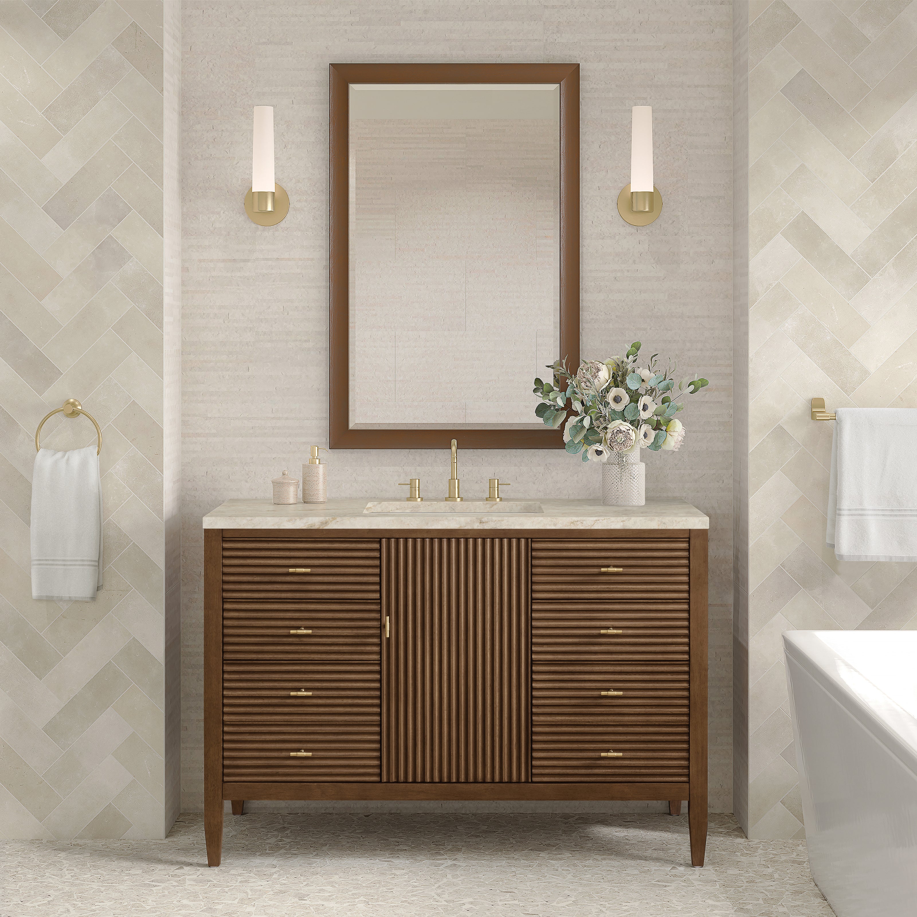 Myrrin 48" Single Vanity - 3cm Stone Top