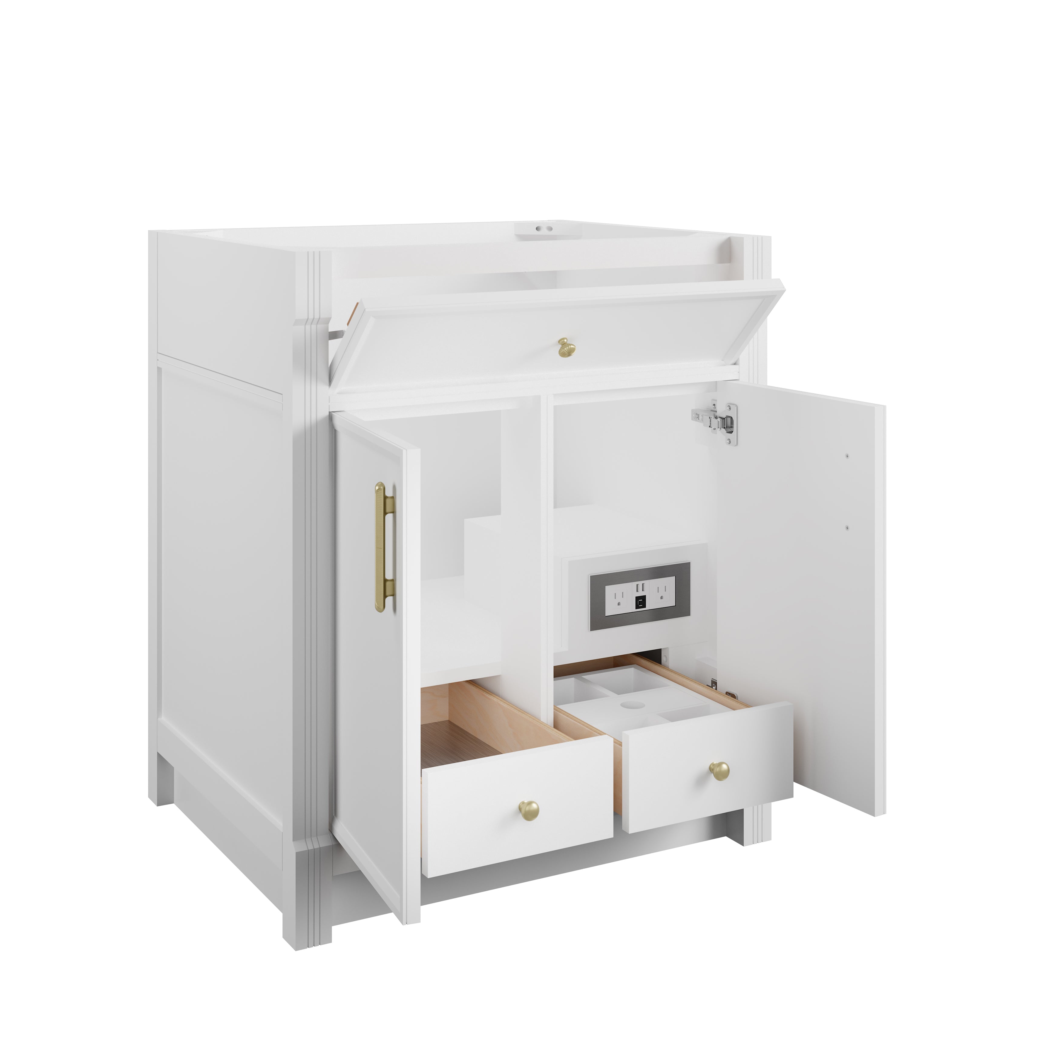 Bellshire 30" Single Vanity - 3cm Stone Top