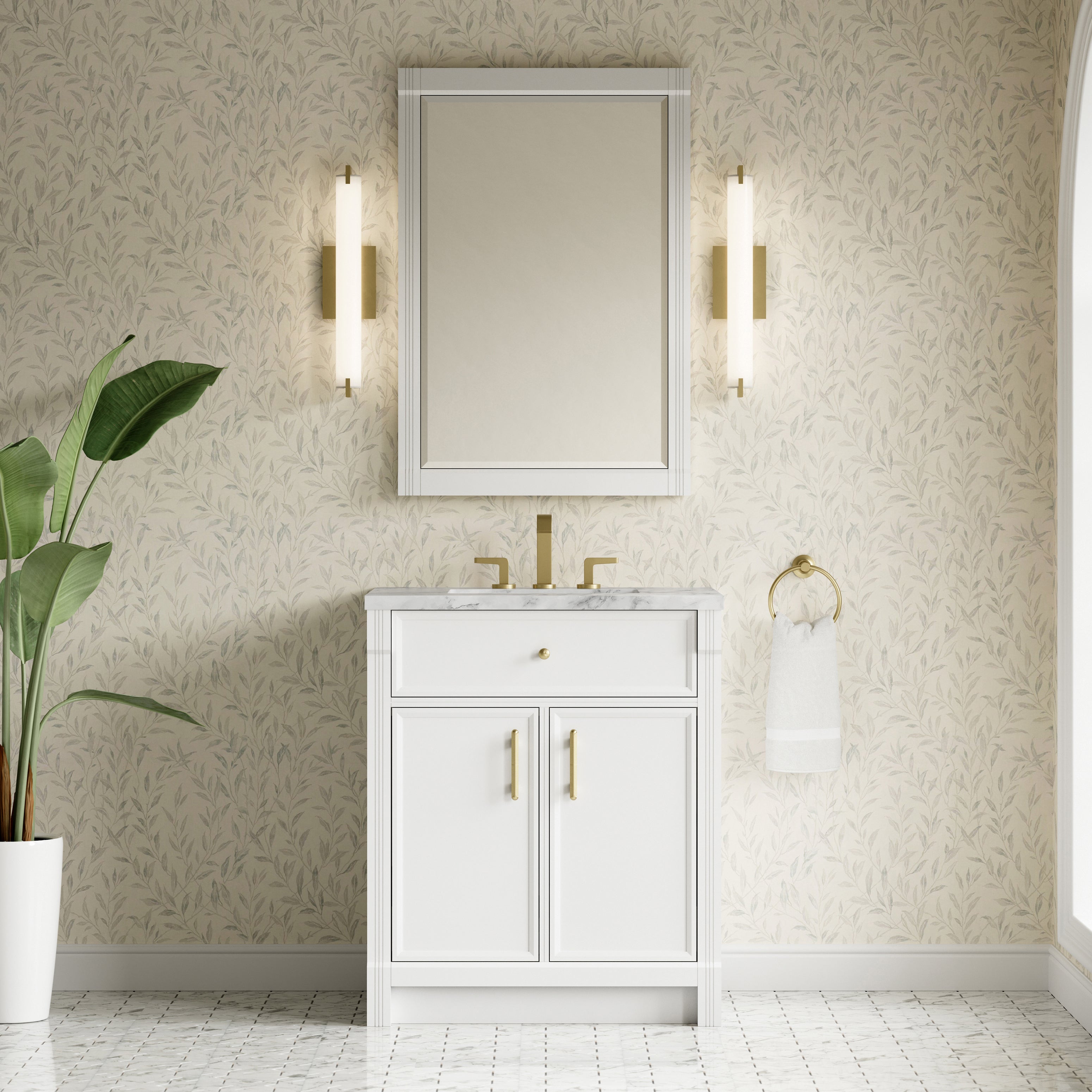 Bellshire 30" Single Vanity - 3cm Stone Top