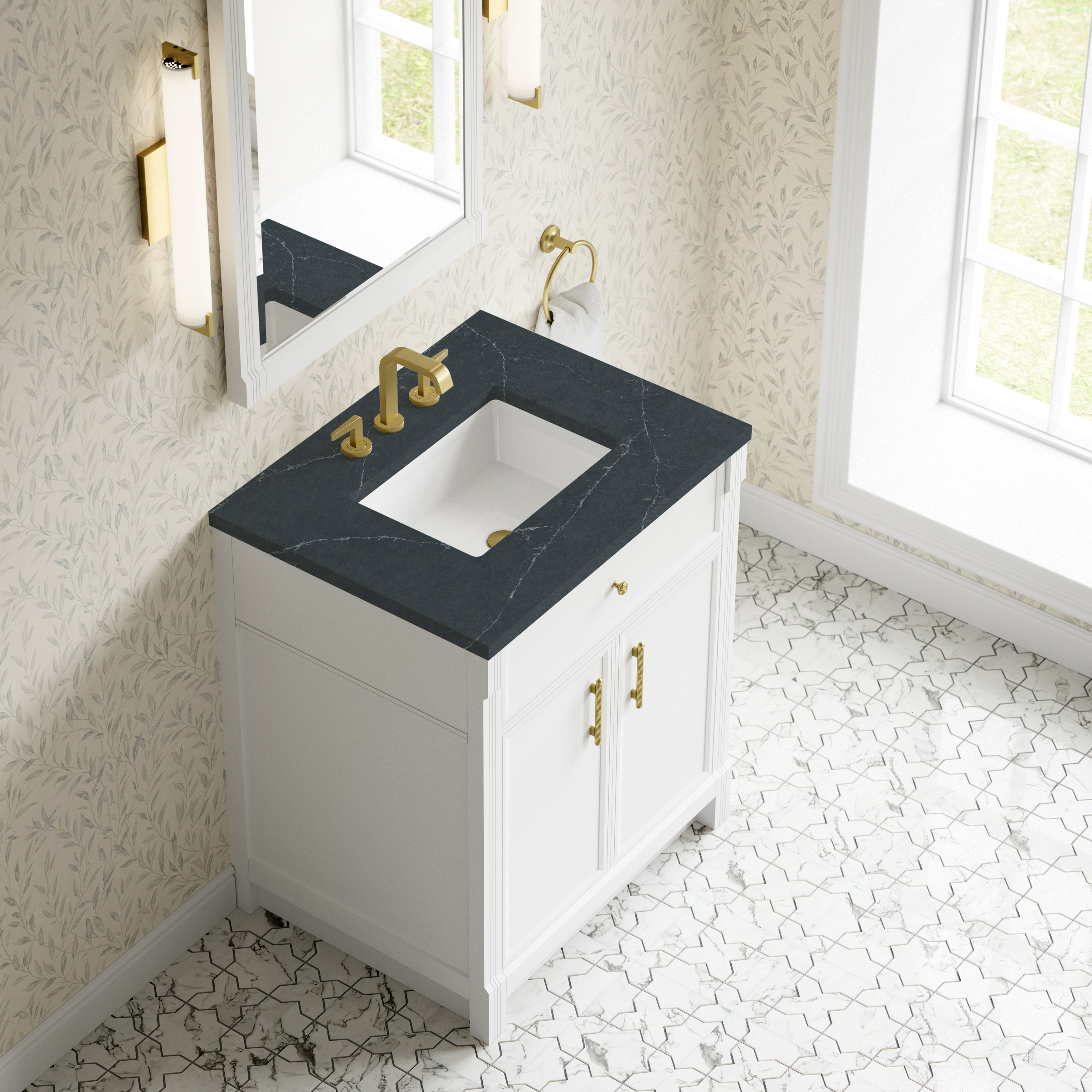 Bellshire 30" Single Vanity - 3cm Stone Top