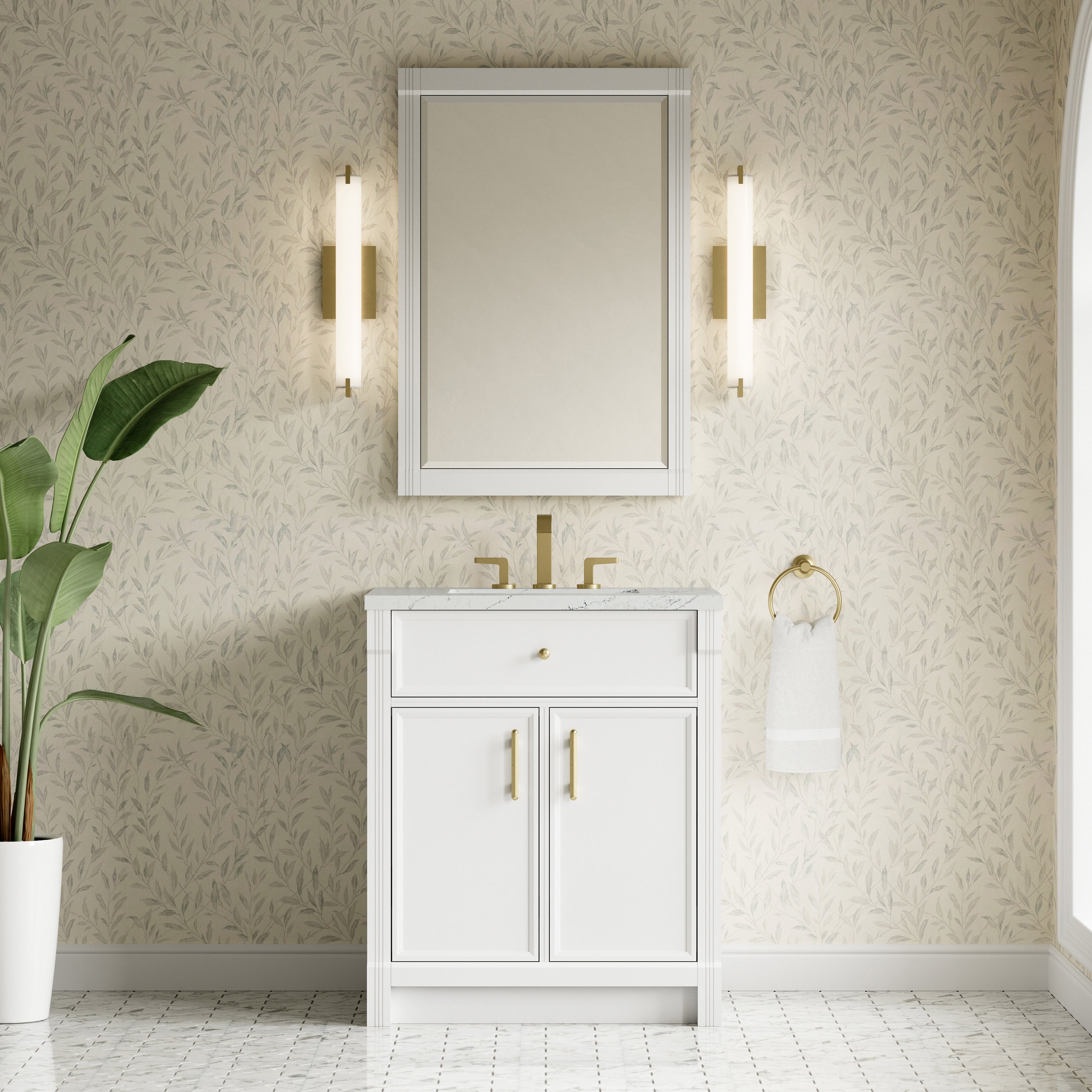 Bellshire 30" Single Vanity - 3cm Stone Top