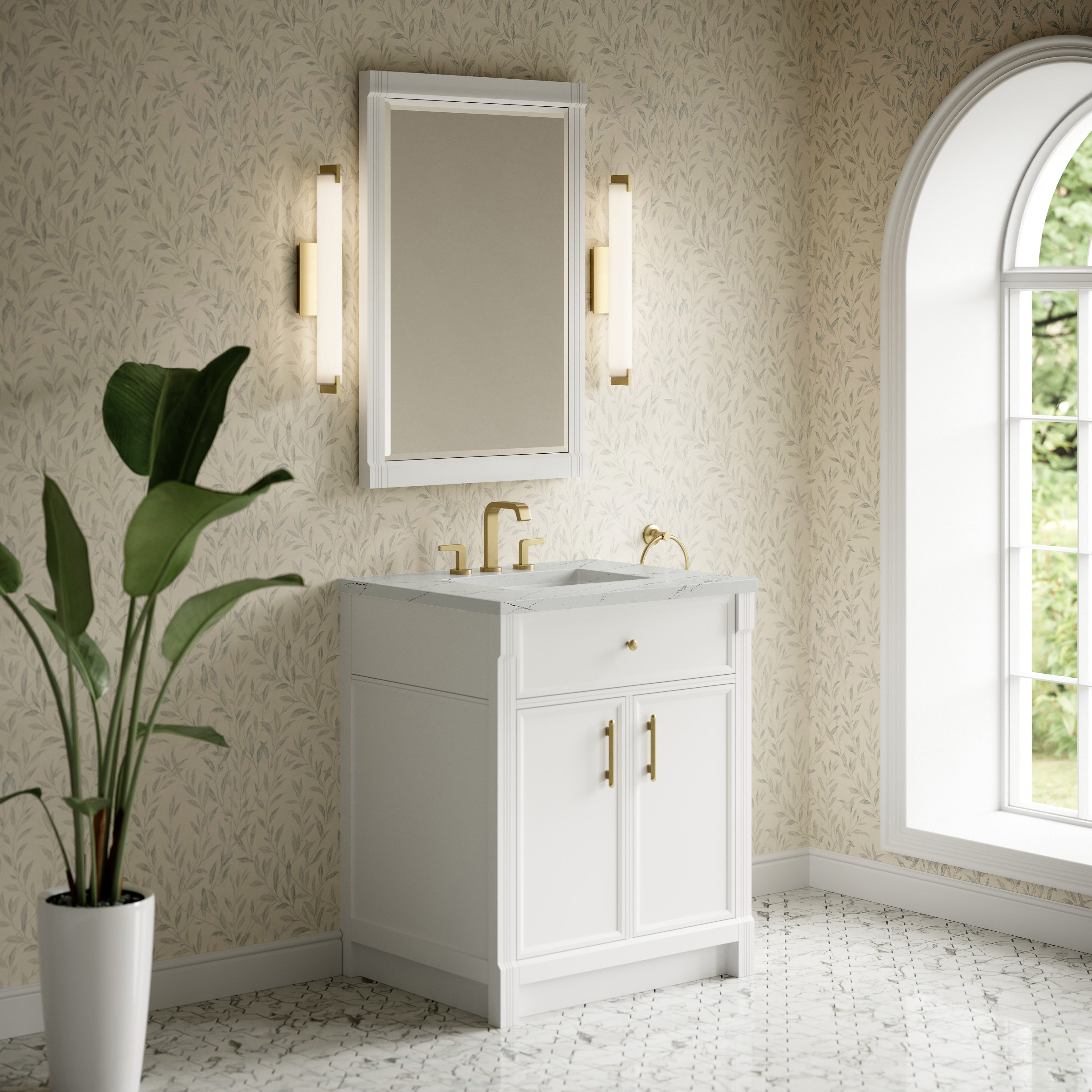 Bellshire 30" Single Vanity - 3cm Stone Top