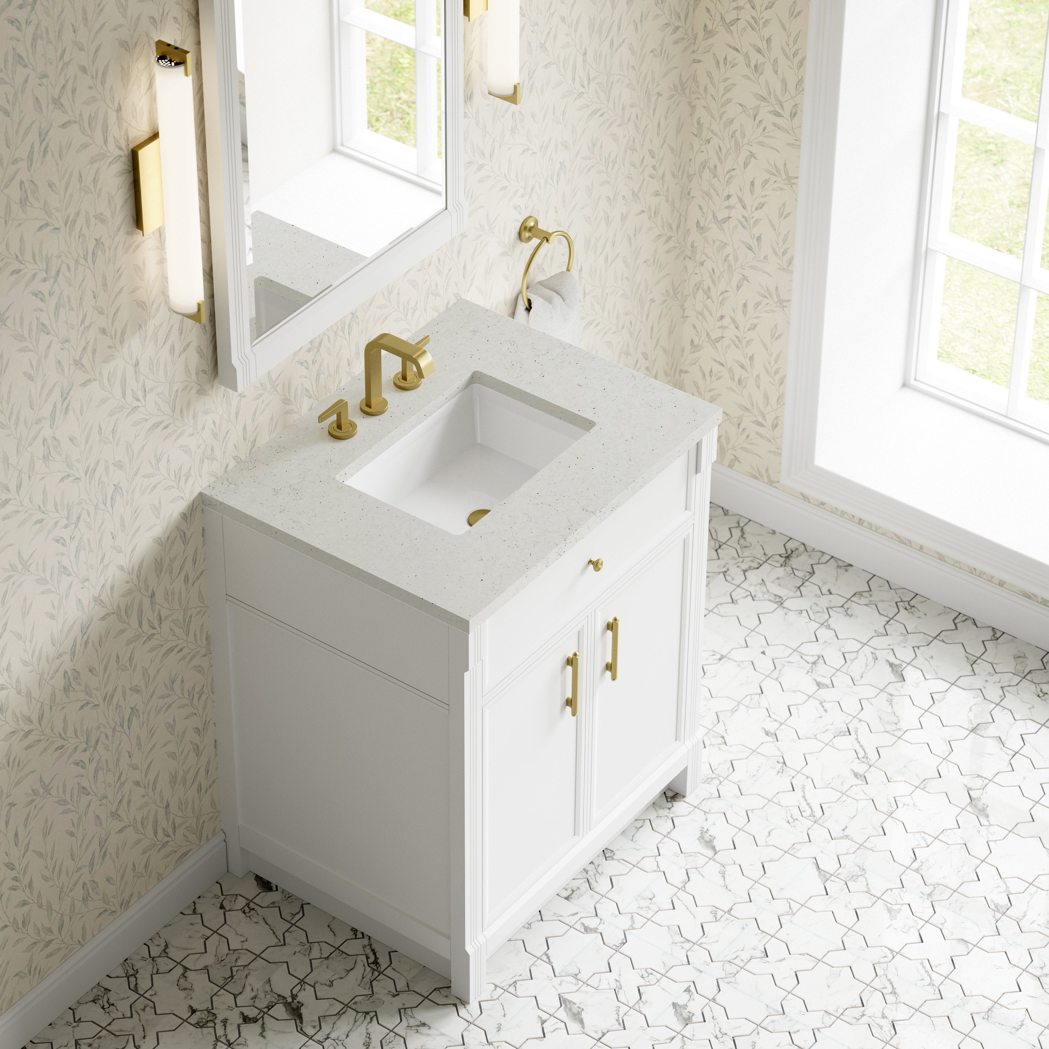 Bellshire 30" Single Vanity - 3cm Stone Top