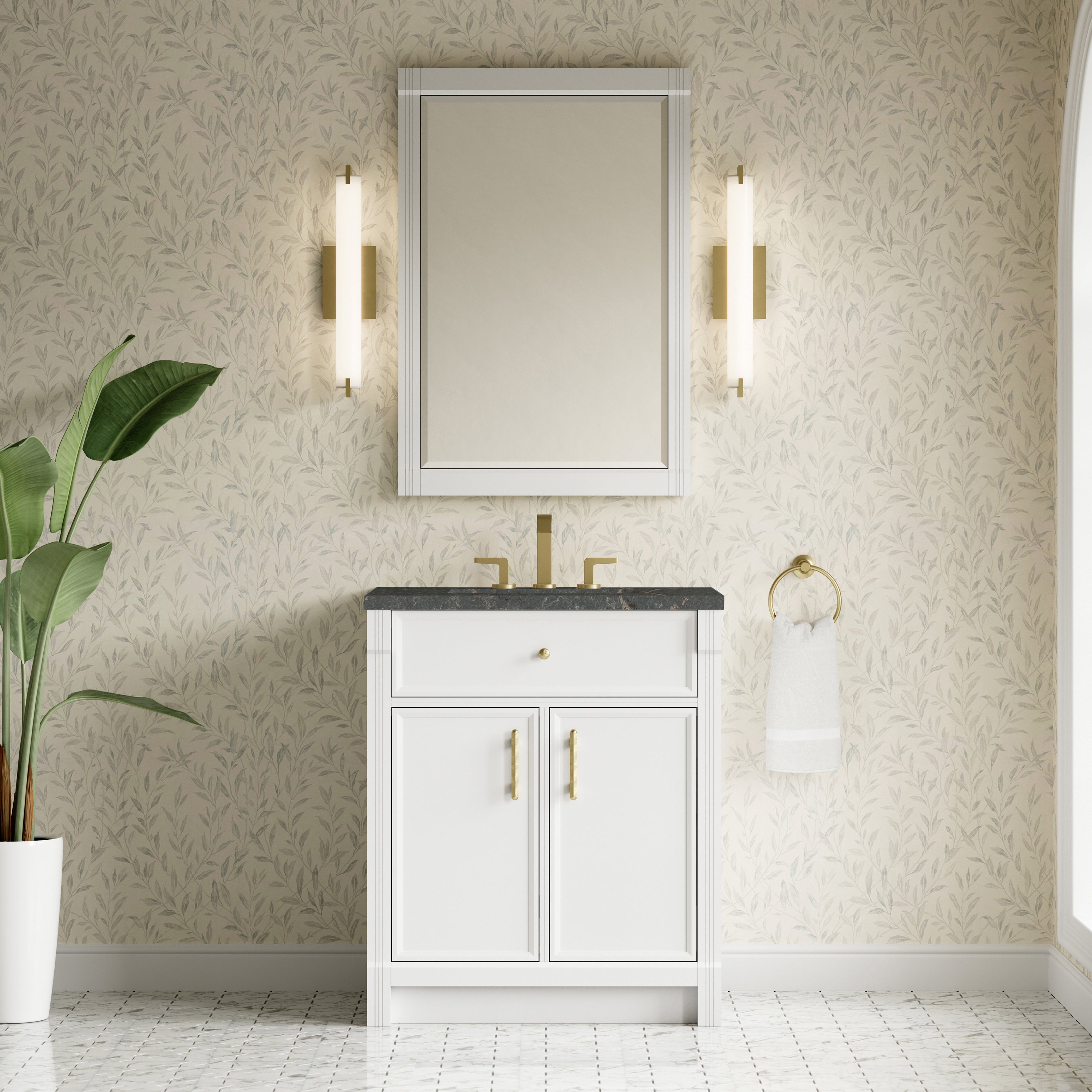 Bellshire 30" Single Vanity - 3cm Stone Top